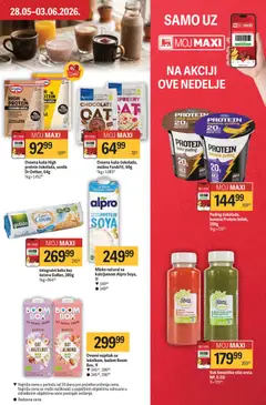 Maxi katalog - pregled Maxi kataloga - važi od 28.05.2026 | Strana: 23 | Proizvode: Keks, Jagoda, Alpro, Sok