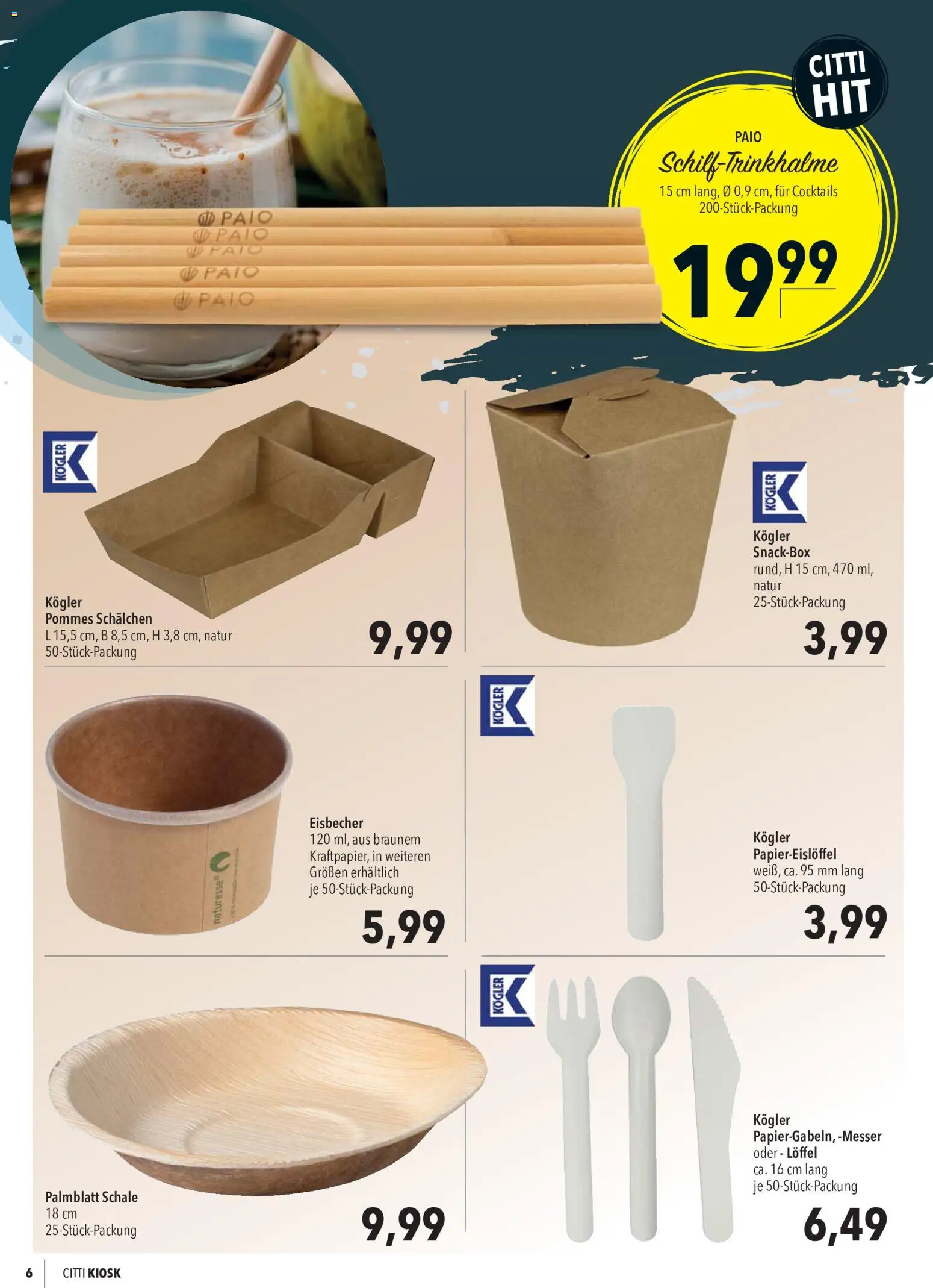 CITTI Markt Kioskwerbung – gültig ab 06.05.2026 | Seite: 6 | Produkte: Pommes
