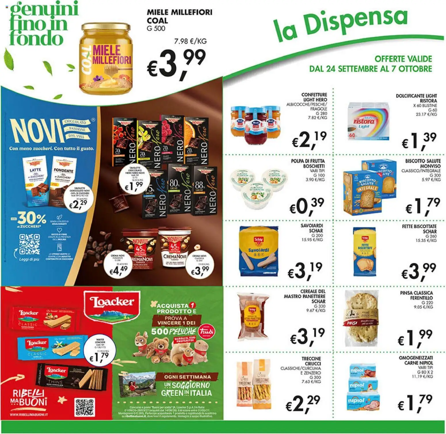 Volantino Coal del 24/09/2026 | Pagina: 20 | Prodotti: Dolcificante, Frutta, Latte, Savoiardi