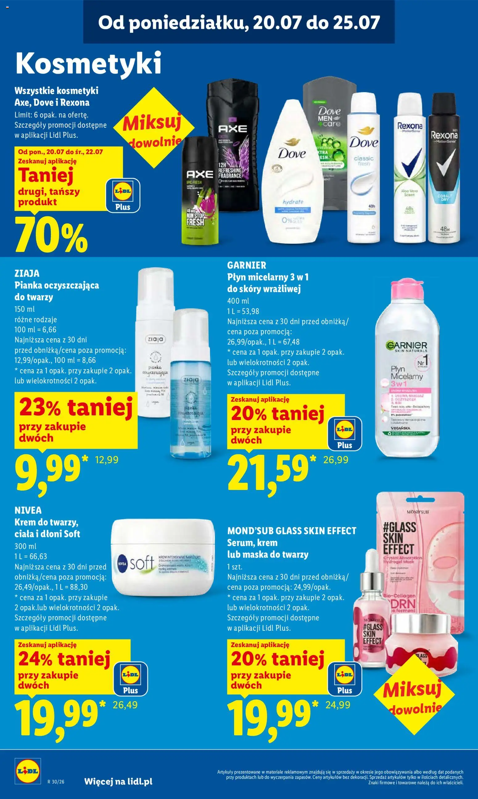 Lidl gazetka od 20.07.2026 | Strona: 96 | Produkty: Kosmetyki, Prysznic, Body, Maska