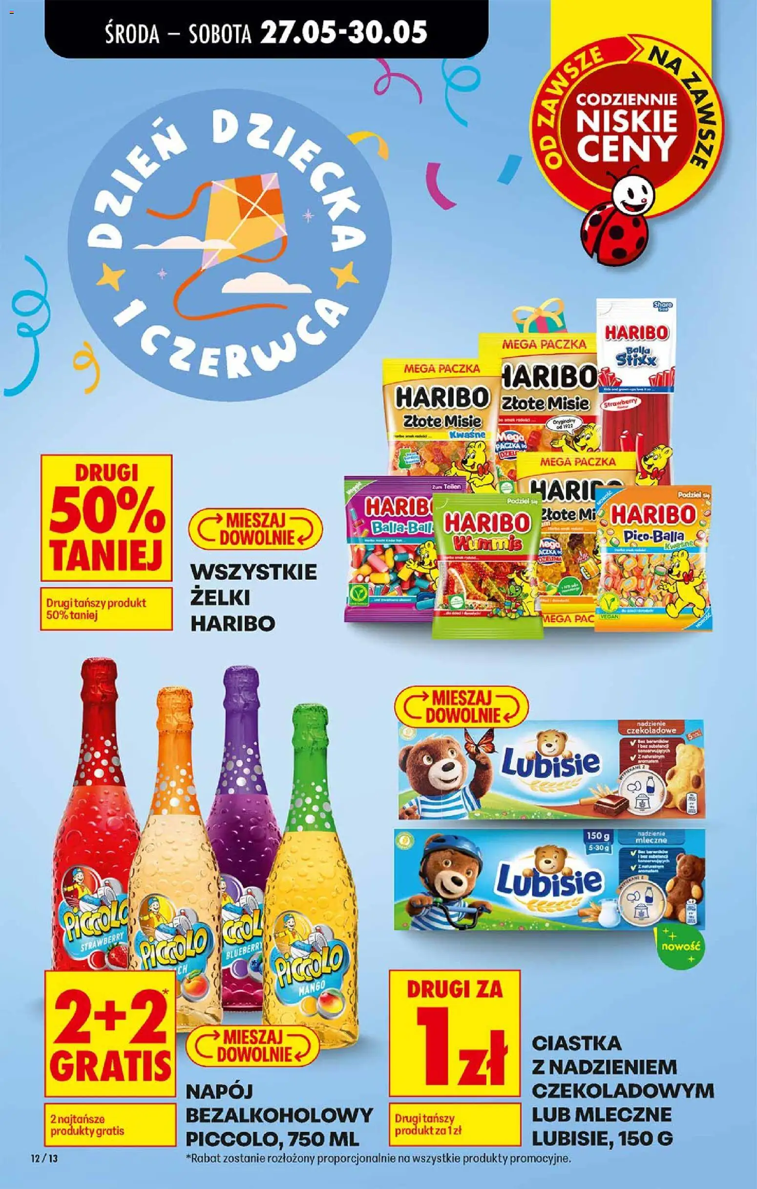 Biedronka gazetka od środy od 27.05.2026 | Strona: 12 | Produkty: Mango, Żelki haribo, Żelki, Ciastka