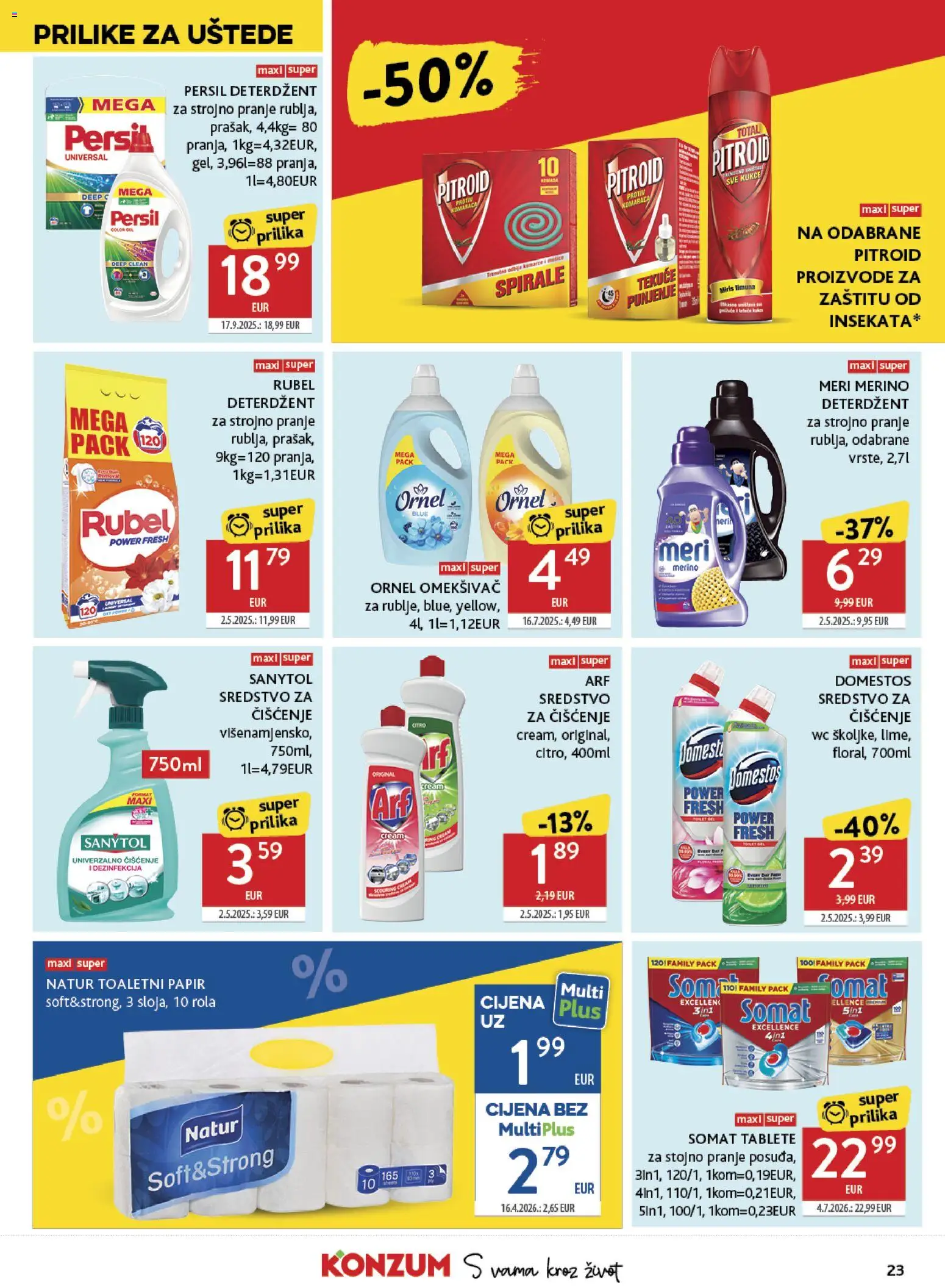 Konzum HR akciós ujság - amely érvényes a következő dátumtól: 2026.08.04. | Oldal: 23