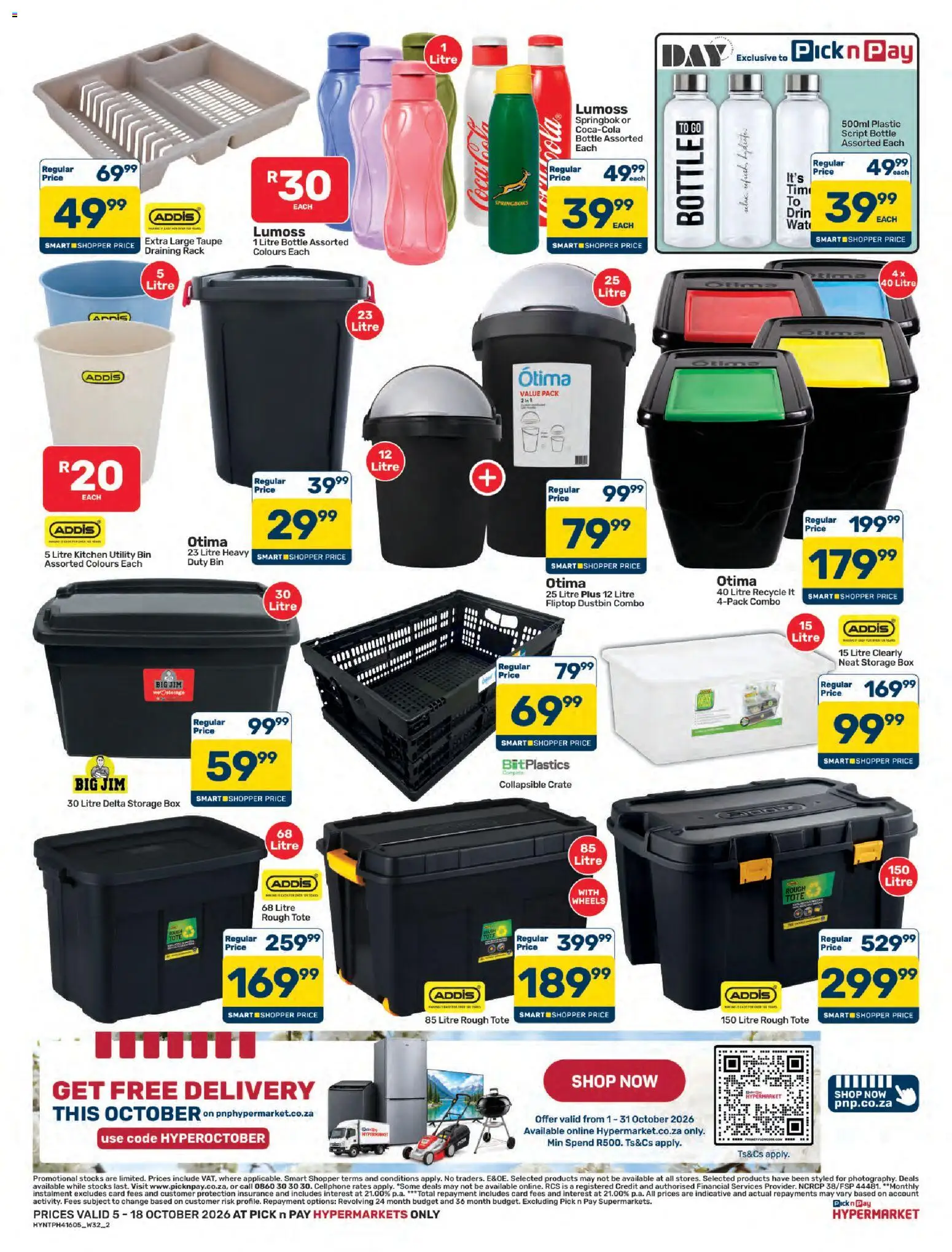 New Pick n Pay catalogue – valid from 05/10/2026 | Page: 2 | Products: Utility, Crate, Box