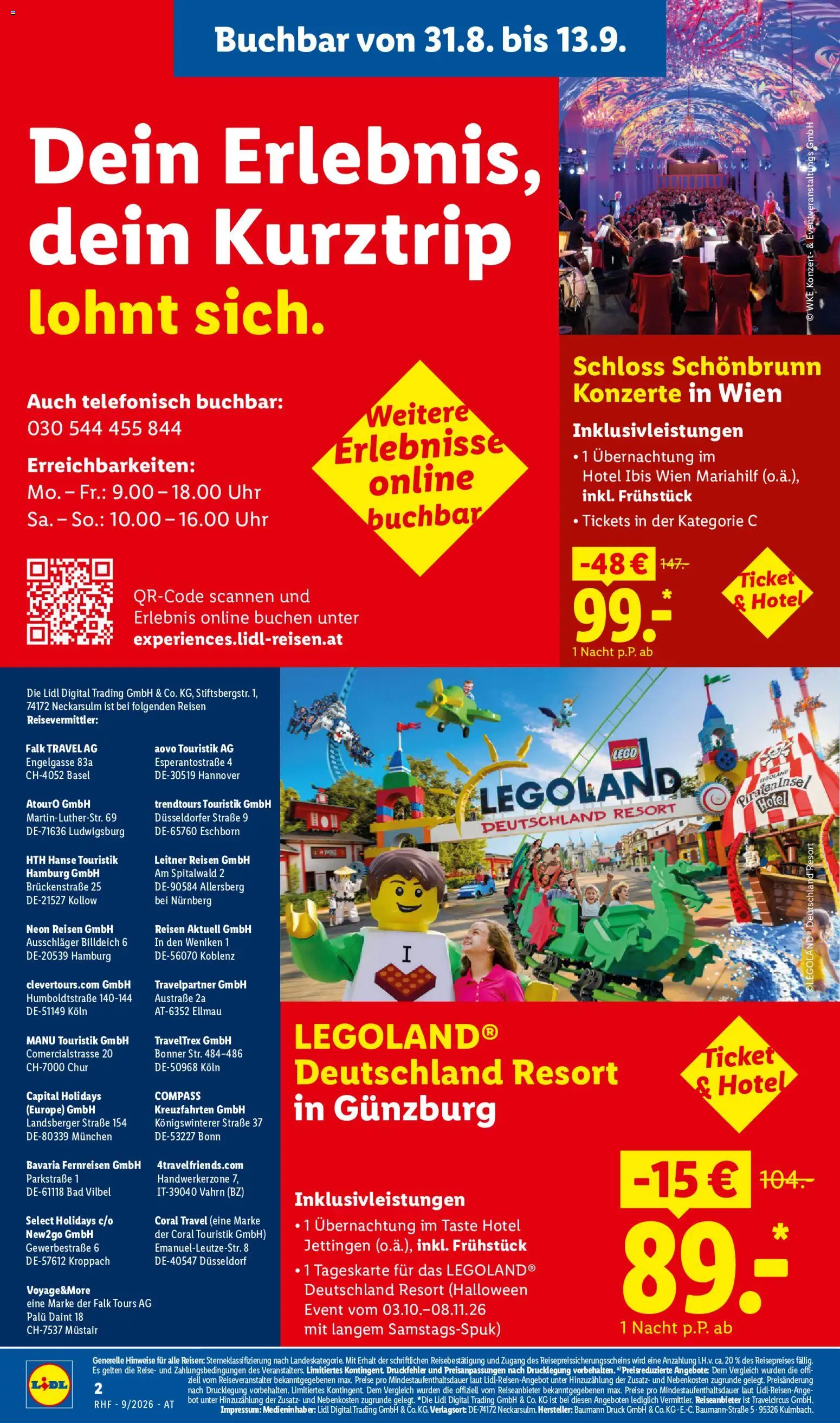 Lidl September Reise - Highlights gültig ab 31.08.2026 | Seite: 2 | Produkte: Uhr, Bad