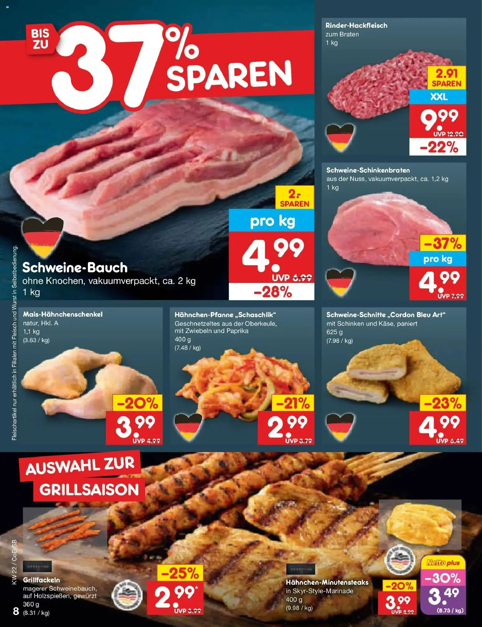 Netto Marken-Discount Prospekt Bitterfeld-Wolfen – gültig ab 26.05.2026 | Seite: 10 | Produkte: Paprika, Wurst, Schinken, Fleisch
