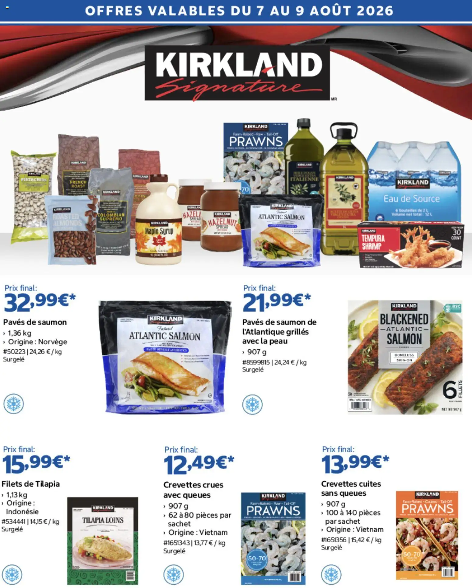 {H1} | Page: 1 | Produits: Fairy, Crevettes, Tilapia, Saumon