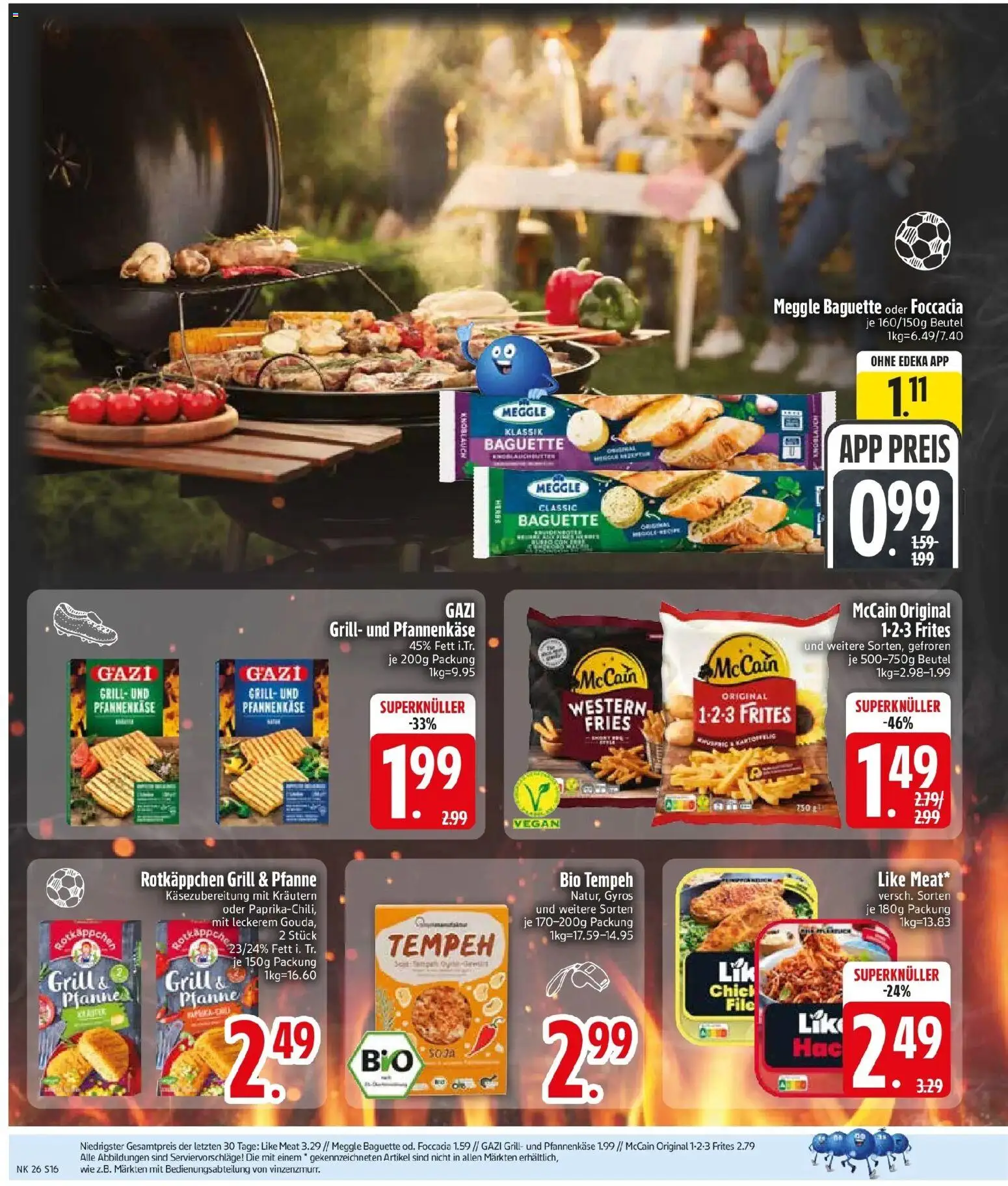 Edeka prospekt Passau – gültig ab 21.06.2026 | Seite: 20 | Produkte: Grill, McCain, Like meat, Knoblauch
