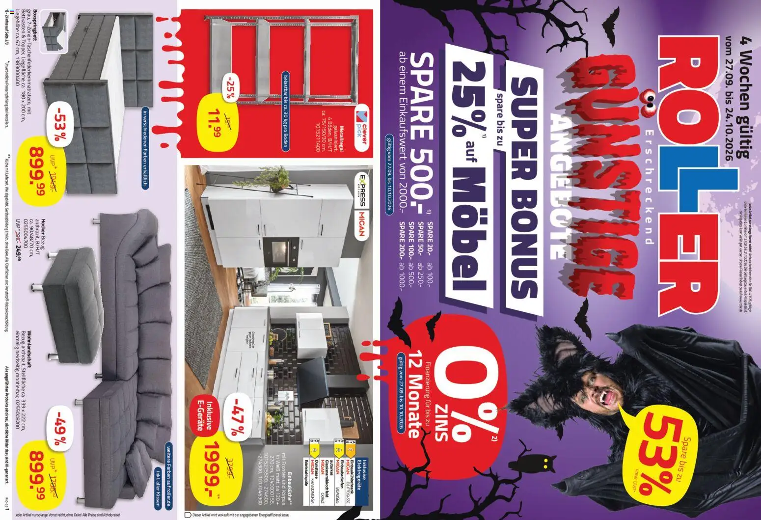 Roller Prospekt – gültig ab 27.09.2026 | Seite: 1