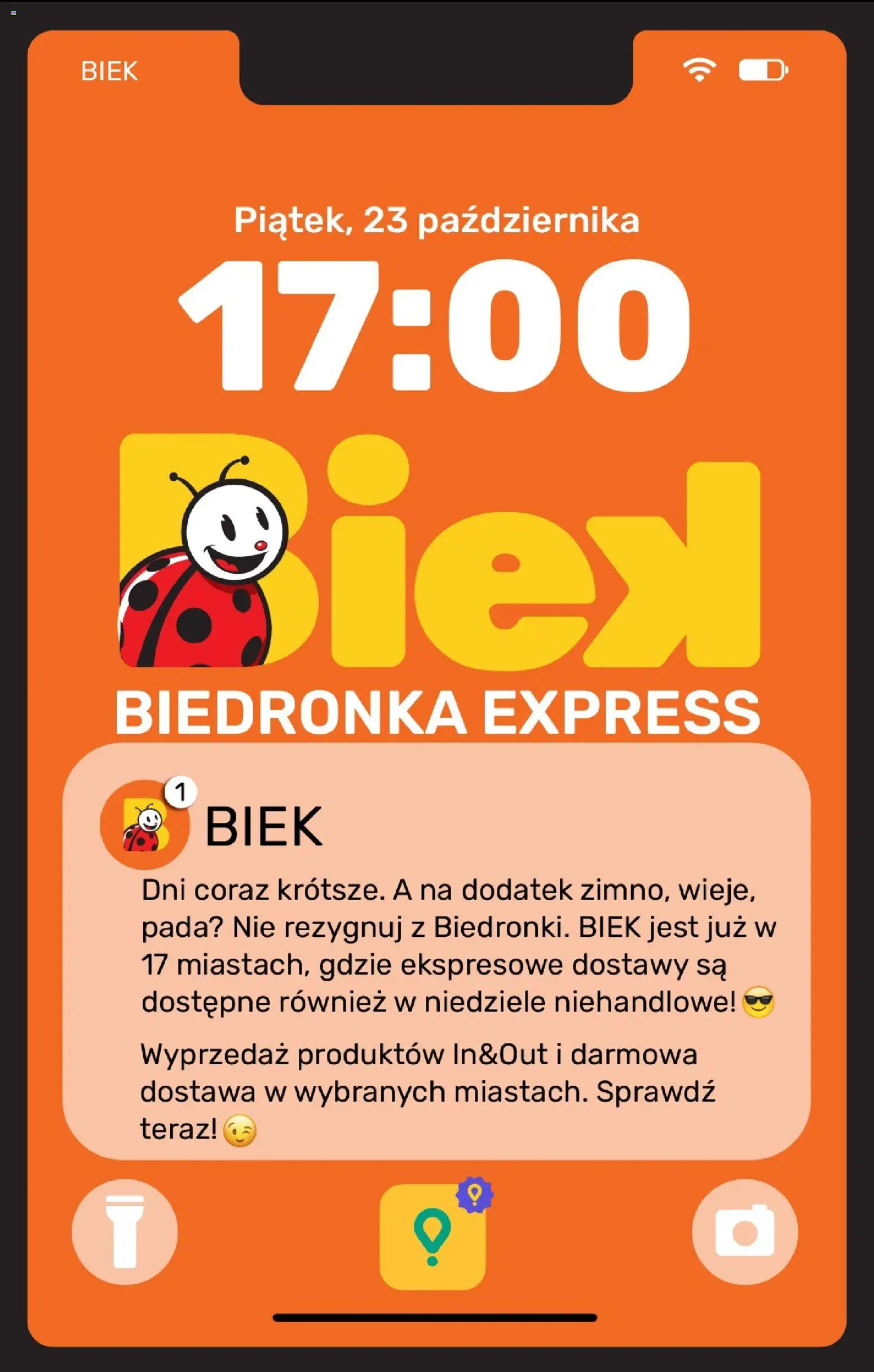 Biedronka Polsko leták - BIEK od 23.10.2026 | Strana: 1