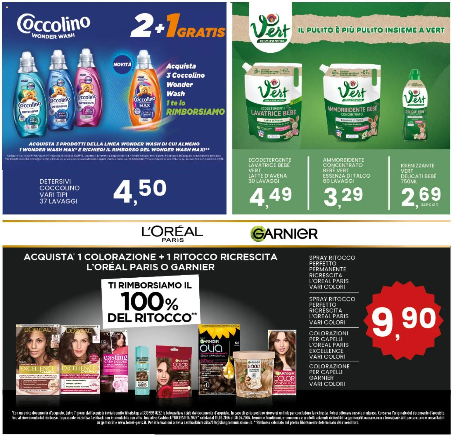 Volantino Interspar del 18.06.2026 | Pagina: 33 | Prodotti: Ammorbidente, Talco, Latte, Lavatrice