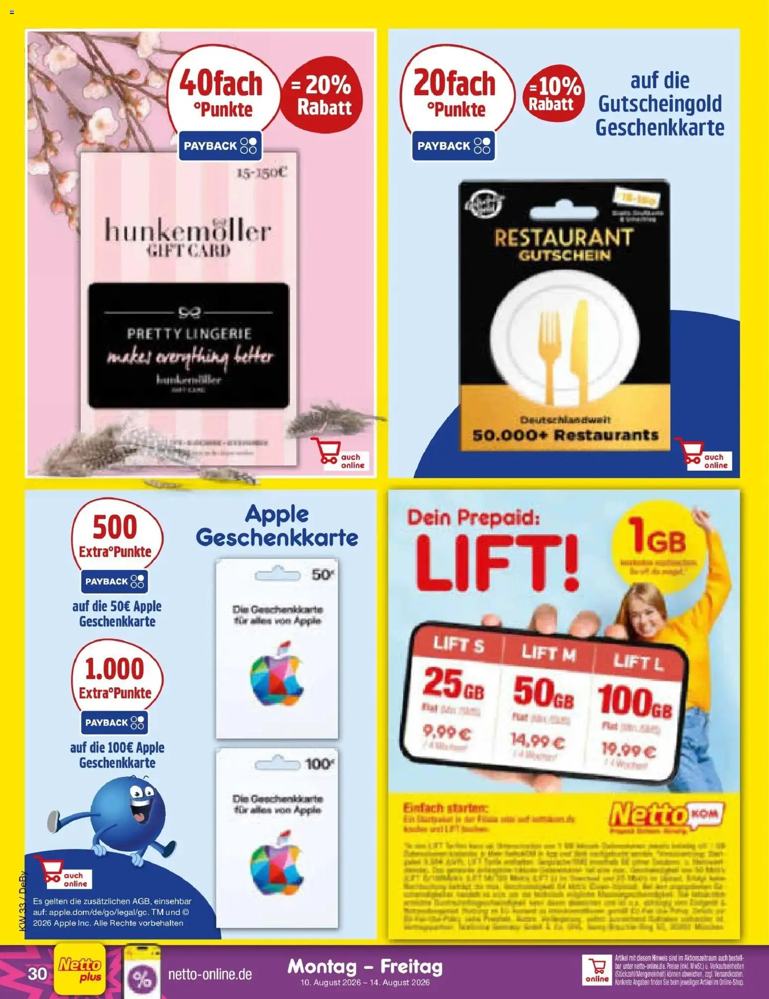 Netto Marken-Discount Prospekt Buttenwiesen – gültig ab 10.08.2026 | Seite: 44 | Produkte: Apple