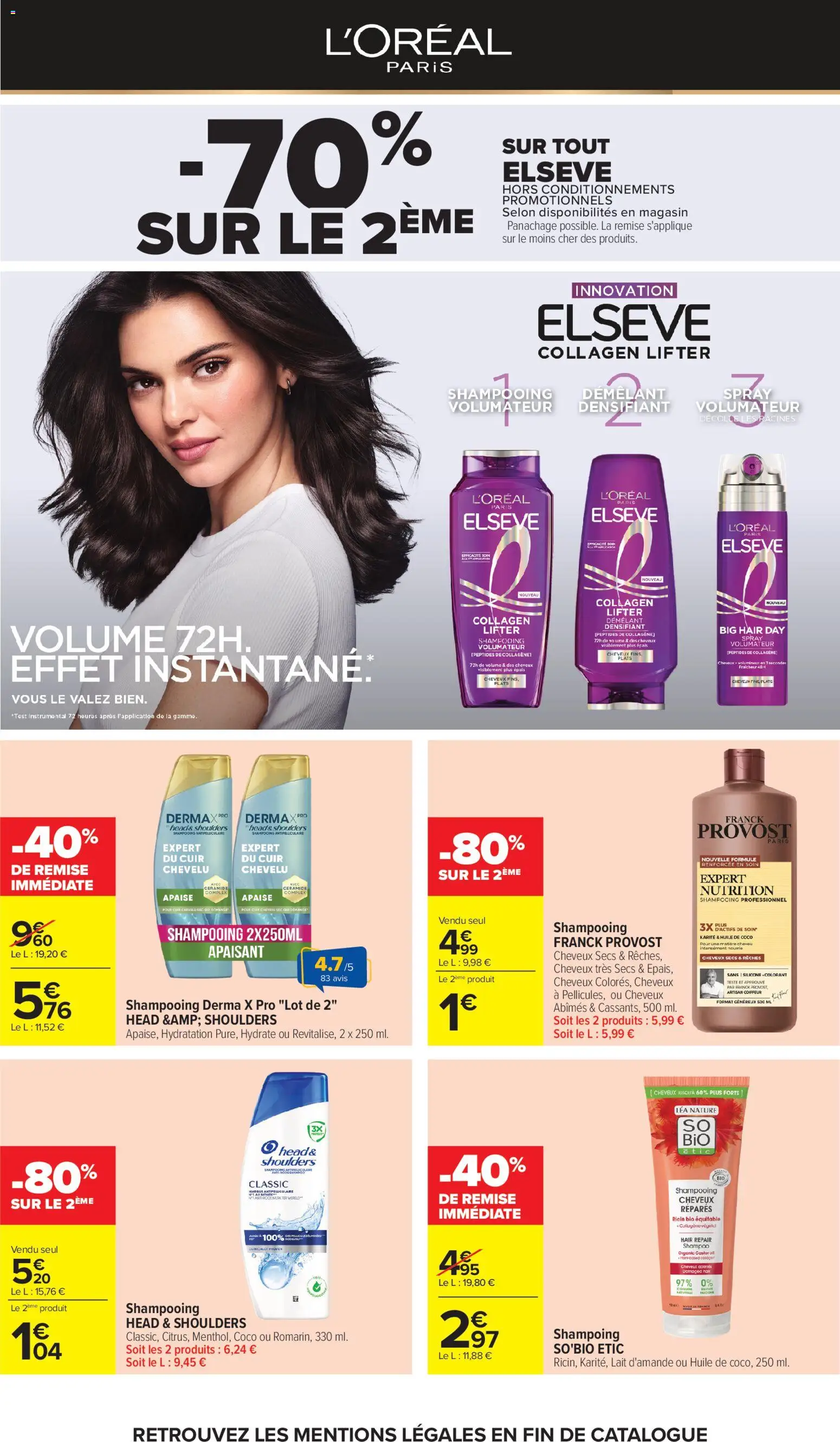 {H1} | Page: 13 | Produits: Head & Shoulders, Shampooing, Coco, Huile
