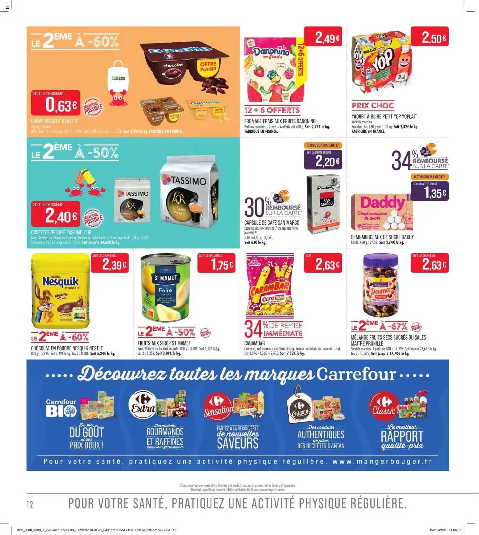 {H1} | Page: 12 | Produits: Café San Marco, Capsule de café, Café, Fromage frais