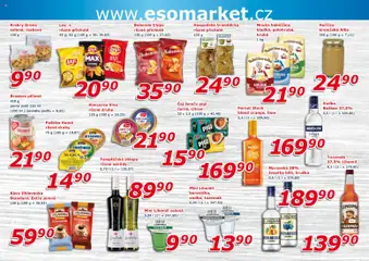 Náhled letáku Eso market leták od 02.09.2026 | Strana: 6 | Produkty: Káva, Broskve, Slanina, Paštika