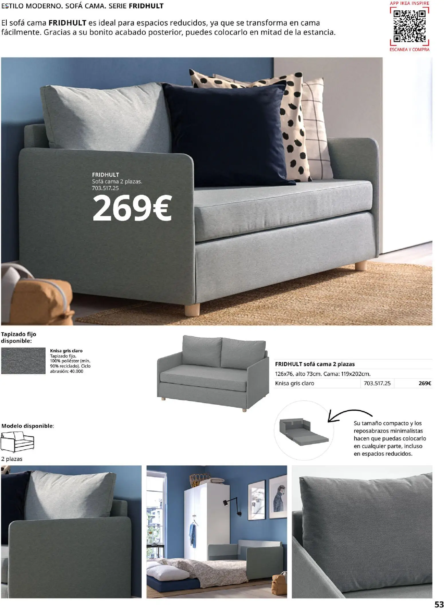IKEA - Sofás │ válido desde el 28/09/2026 | Página: 53 | Productos: Sofá cama, Cama, Sofá