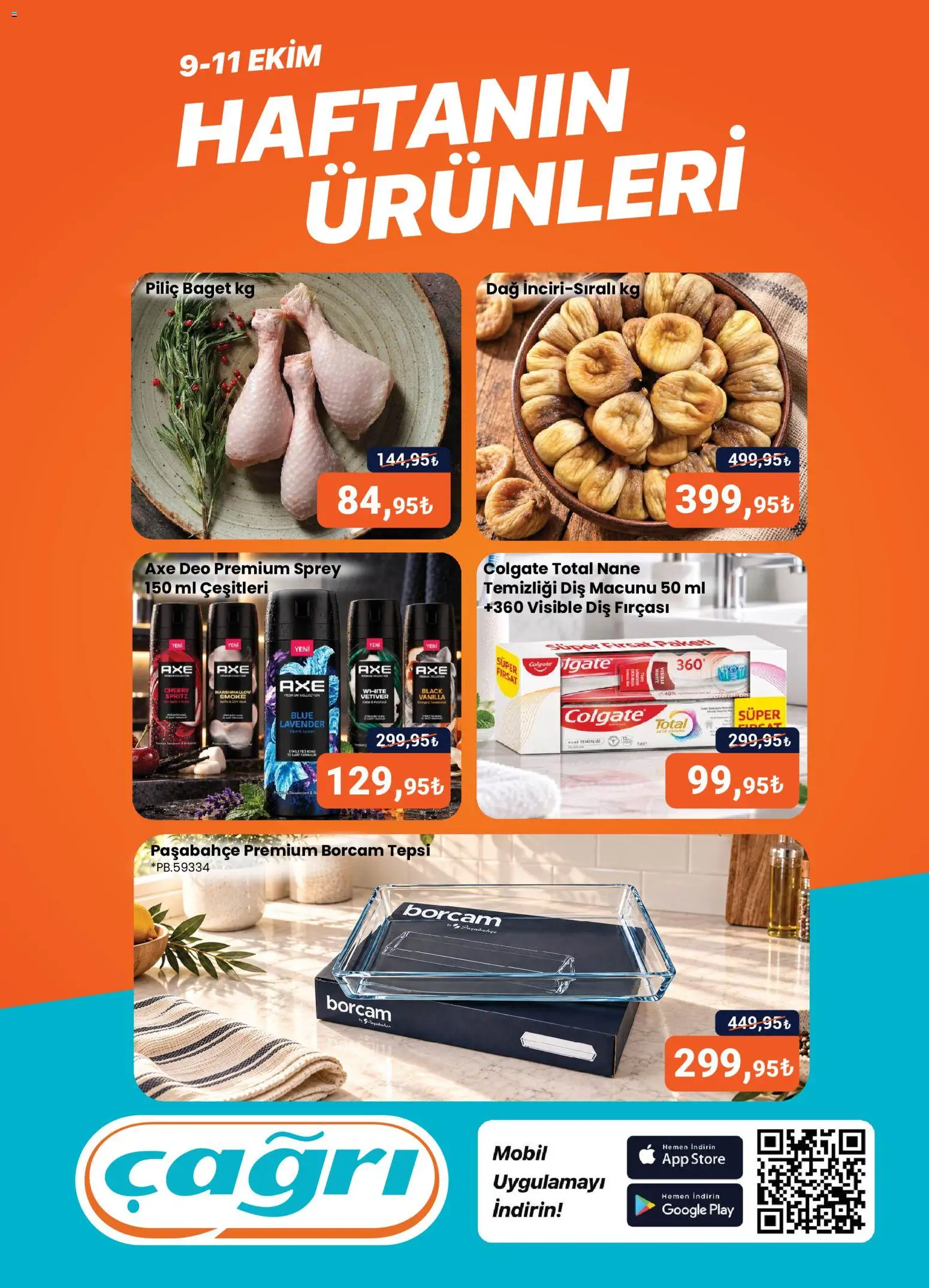 Çağrı Market - Haftanın Ürünleri - 09 Ekim 2026 tarihinden itibaren geçerlidir | Sayfa: 1 | Ürünler: Diş macunu, Diş fırçası, Piliç, Nane