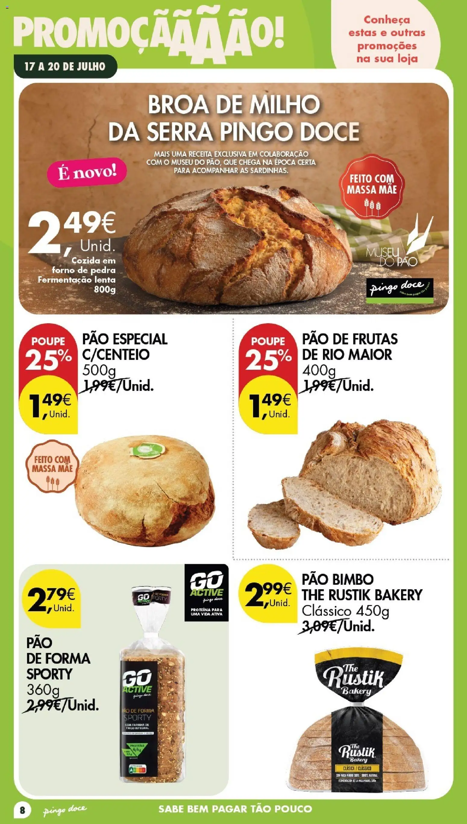 Pingo Doce Poupe este Fim de Semana │ válido de 17/07/2026 | Página: 6 | Produtos: Forno, Farinha de trigo, Pão, Massa