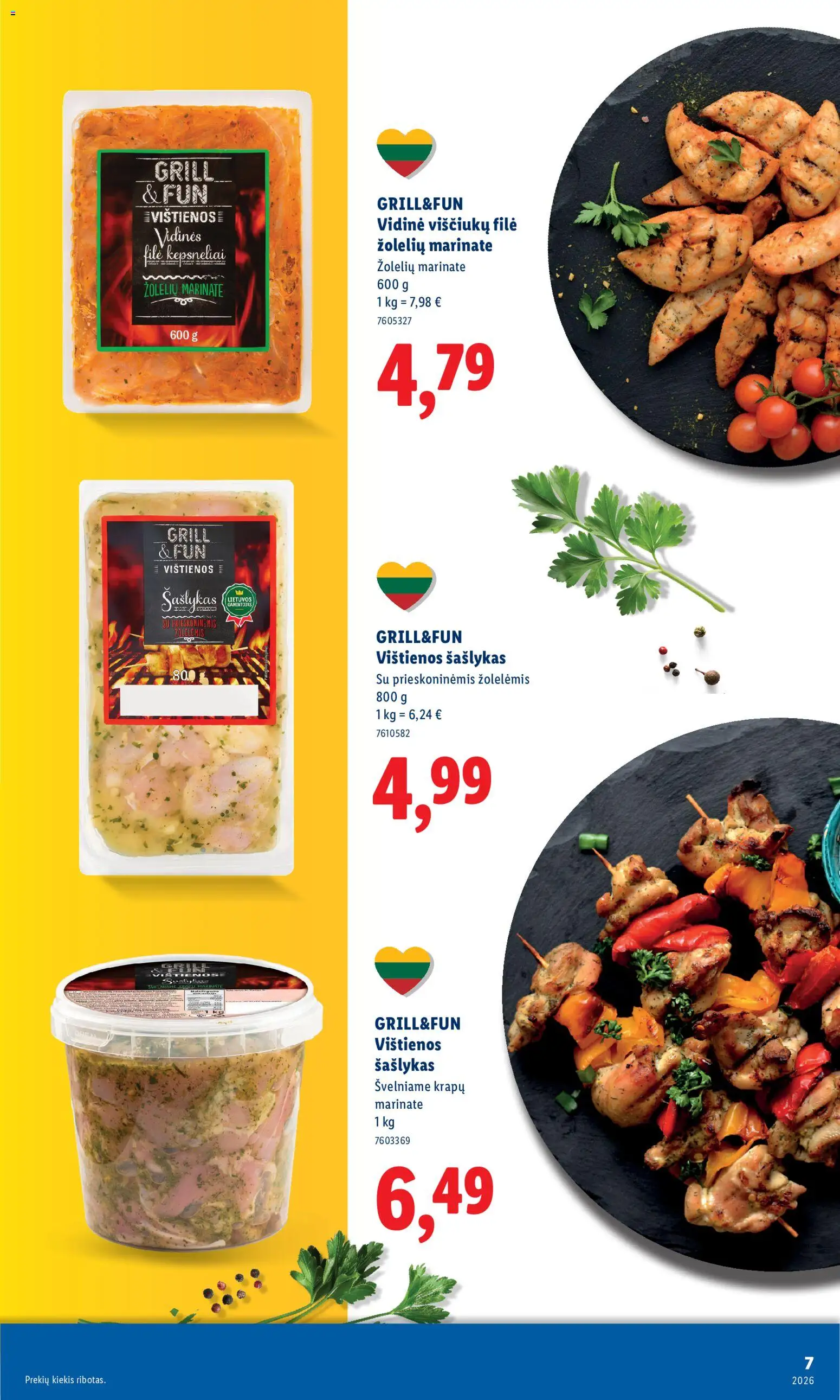LIDL akcijos nuo 2026.04.06 | Puslapis: 9 | Prekių: Kiaulienos