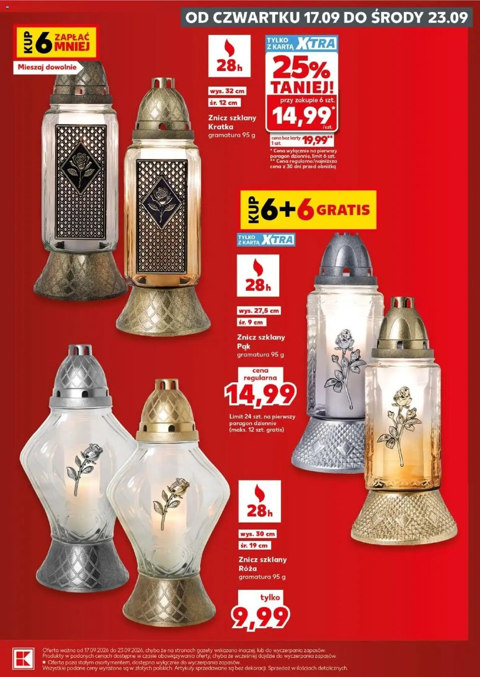 Kaufland gazetka - Znicze od 17.09.2026 - od jutra PDF | Strona: 5 | Produkty: Karta, Gazety