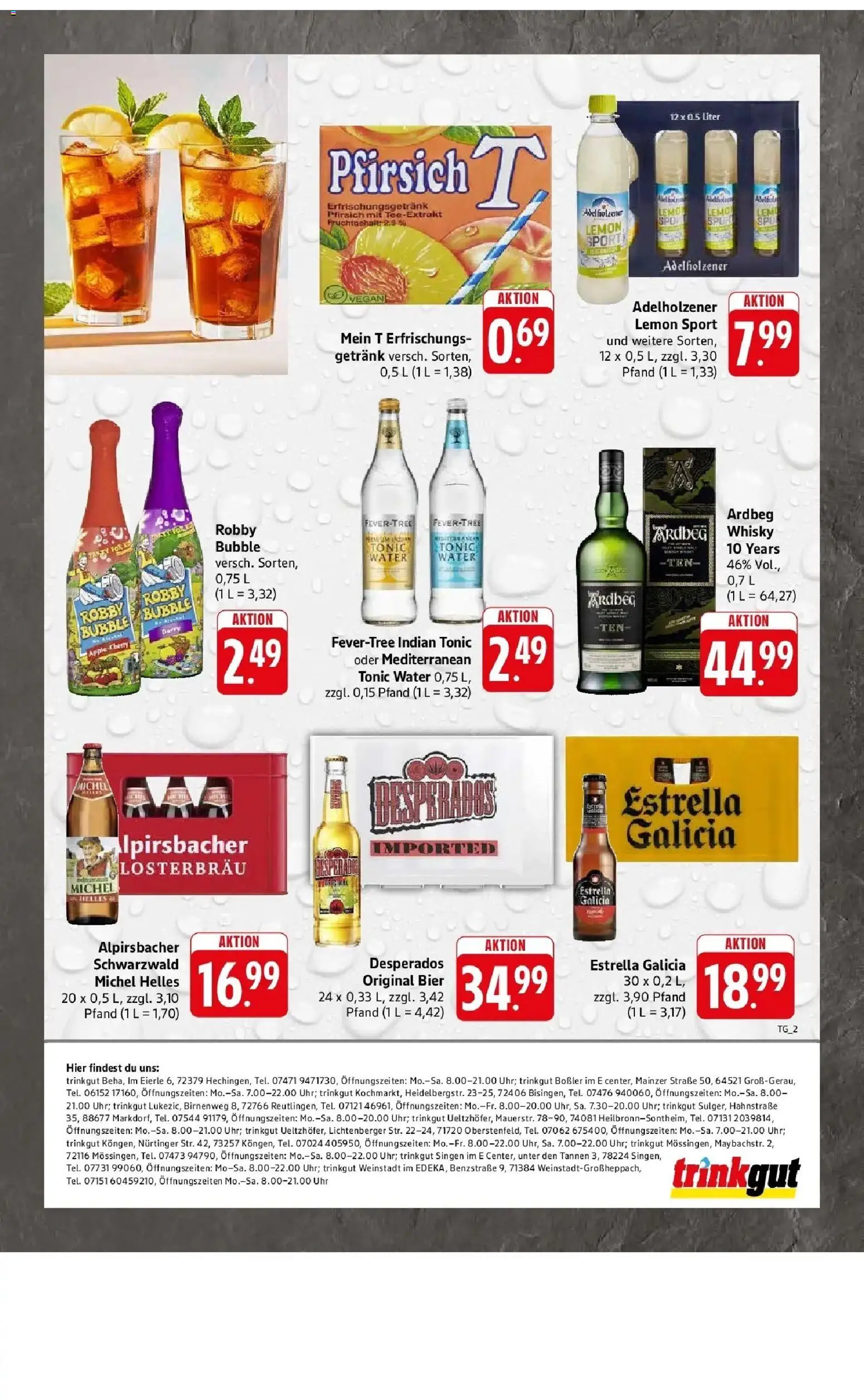 Edeka Prospekt Mössingen (ab 21.09.2026) » Angebote Online | Seite: 56 | Produkte: Bier, Adelholzener, Pfirsich, Uhr