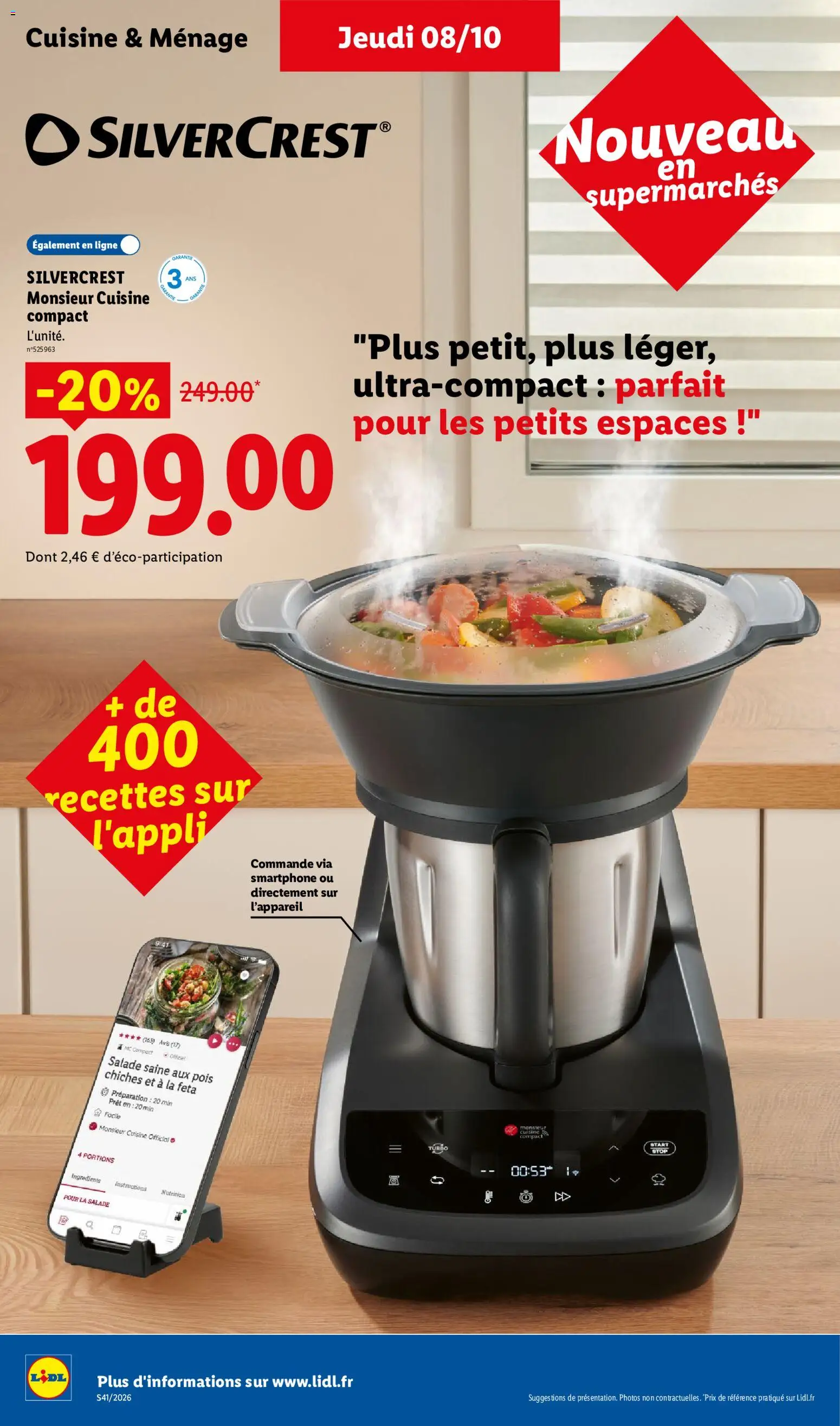 {H1} | Page: 58 | Produits: Salade, Ingrédients, Feta, Silvercrest