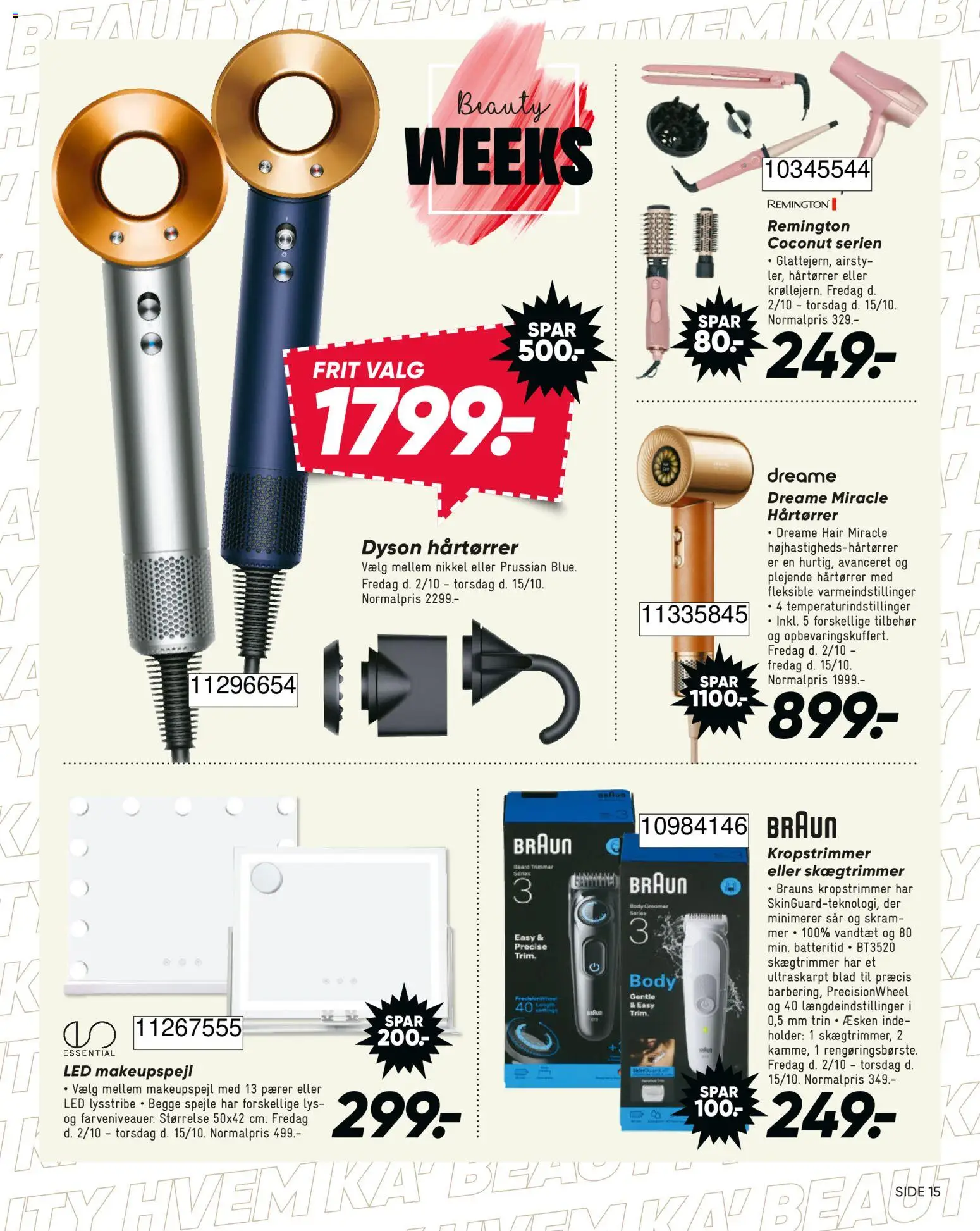 Bilka tilbudsavis – gyldig fra 02/10/2026 | Side: 17 | Produkter: Pærer, Hårtørrer