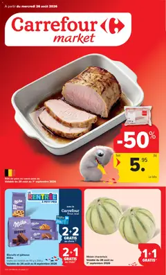 Carrefour publicité Market - Voorbeeld van een folder van Carrefour, geldig van 26/08/2026