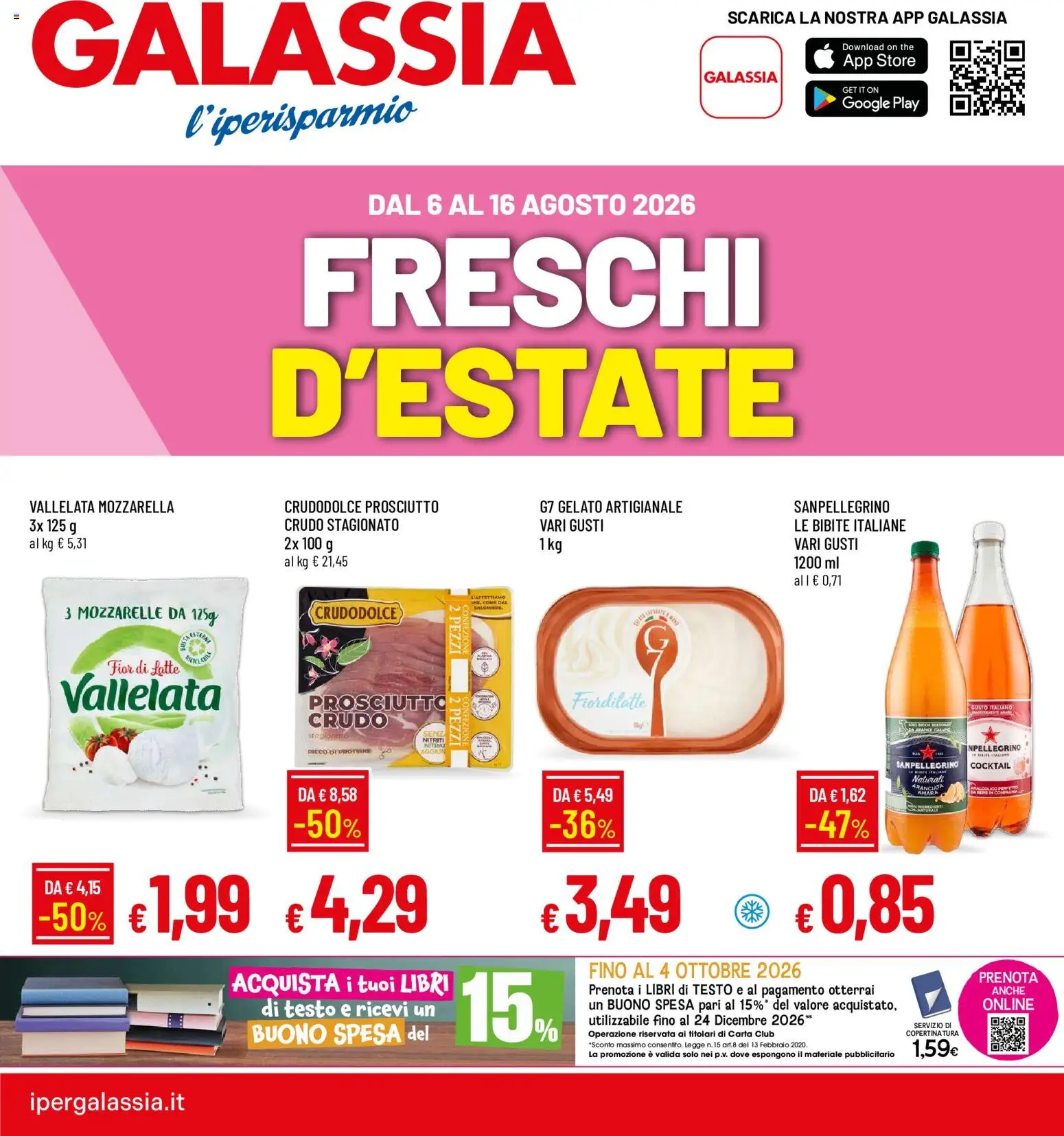 Volantino Galassia del 06/08/2026 | Pagina: 1