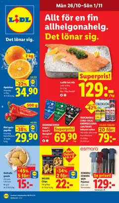 Lidl erbjudanden - Förhandsvisning av reklamblad från butik Lidl aktuell från 26/10/2026