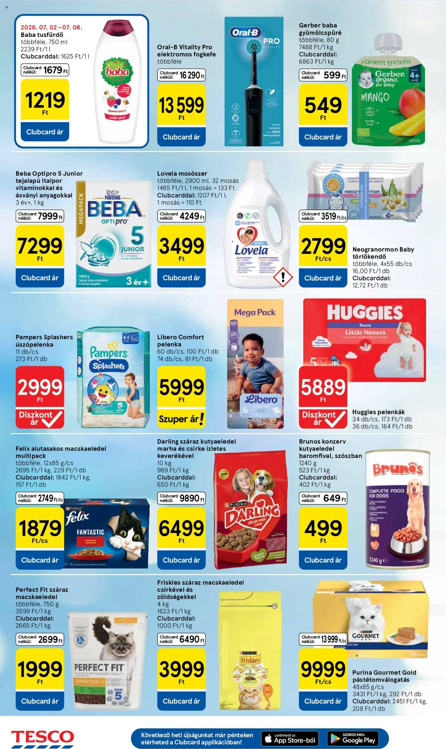 Tesco akciós ujság - amely érvényes a következő dátumtól: 2026.07.02. | Oldal: 8