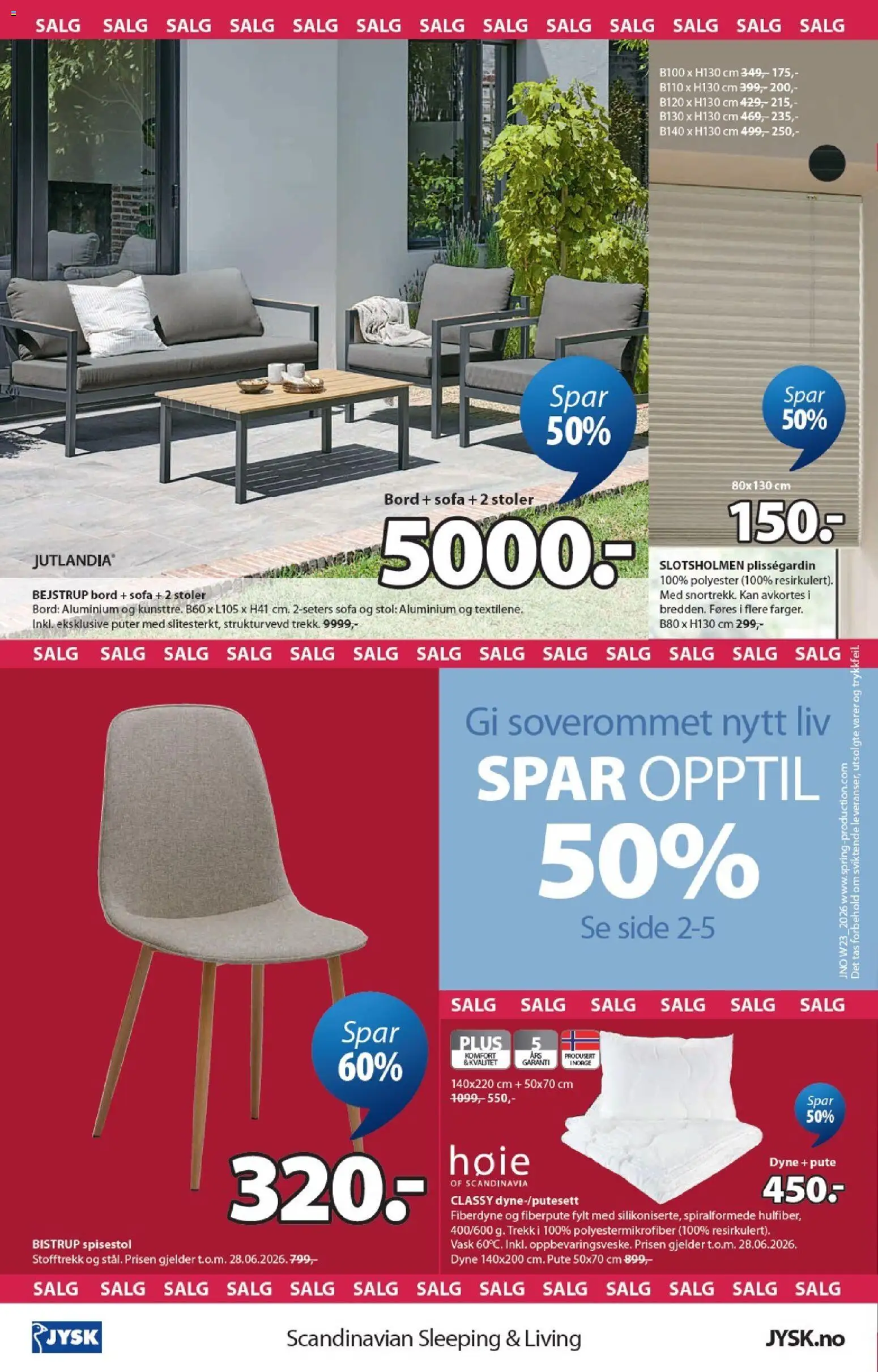 Nye » JYSK kundeavis « er nå online. Se alle Junitilbud på mobilen og spar! | Norge