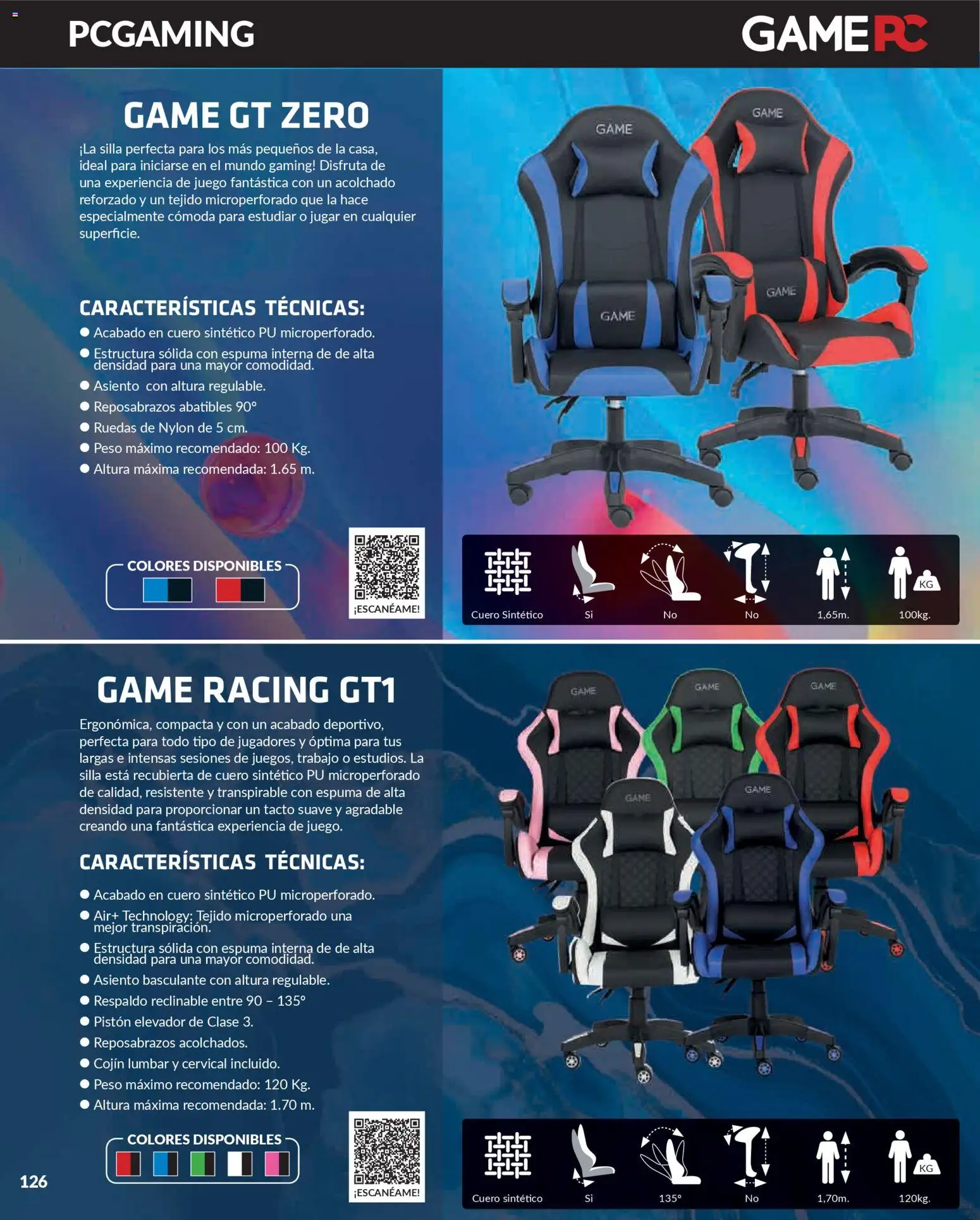 Game folleto │ válido desde el 09/12/2025 | Página: 10 | Productos: Espuma, Peso, Cojín, Silla