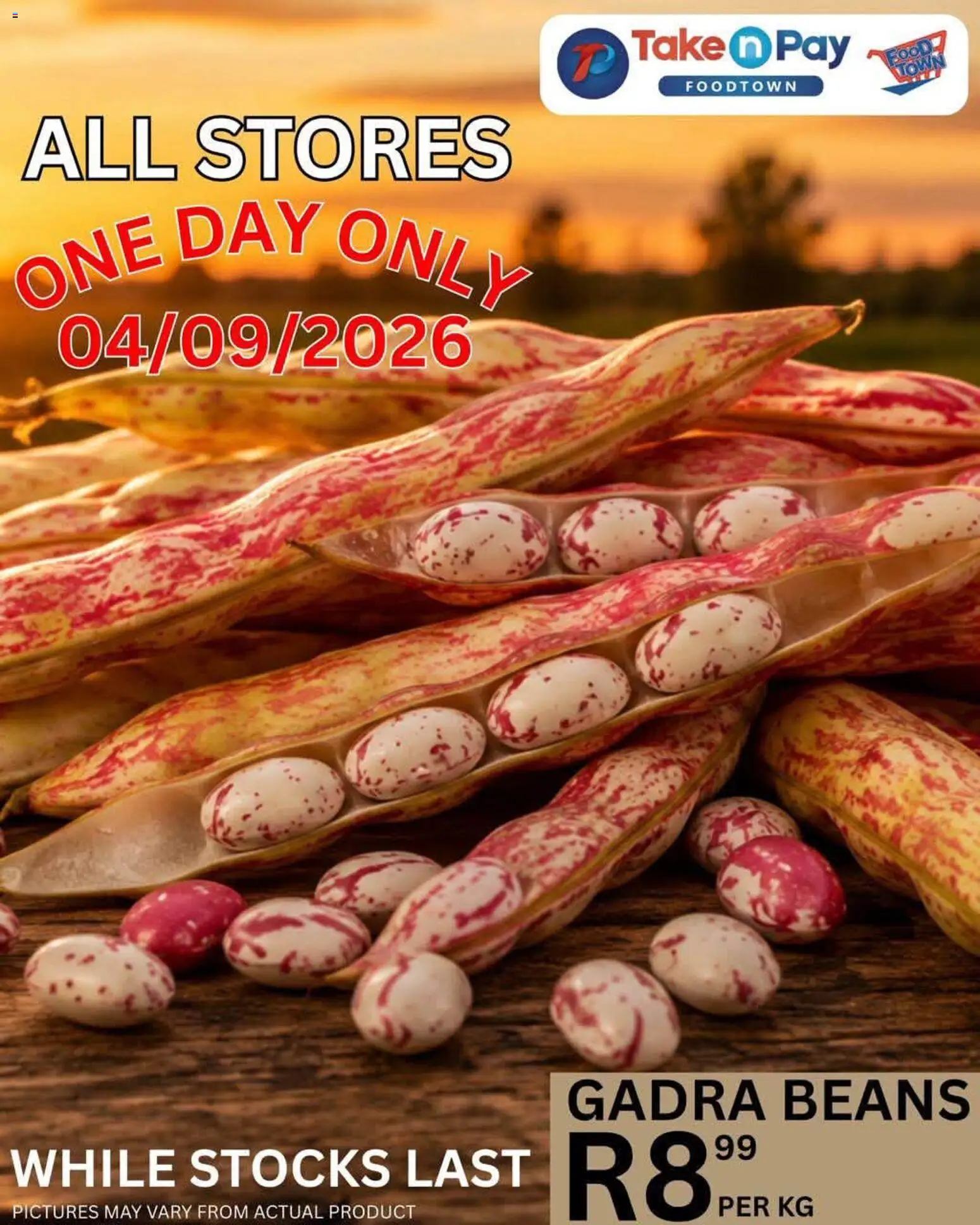 New Take n Pay catalogue – valid from 04/09/2026 | Page: 9 | Products: Beans
