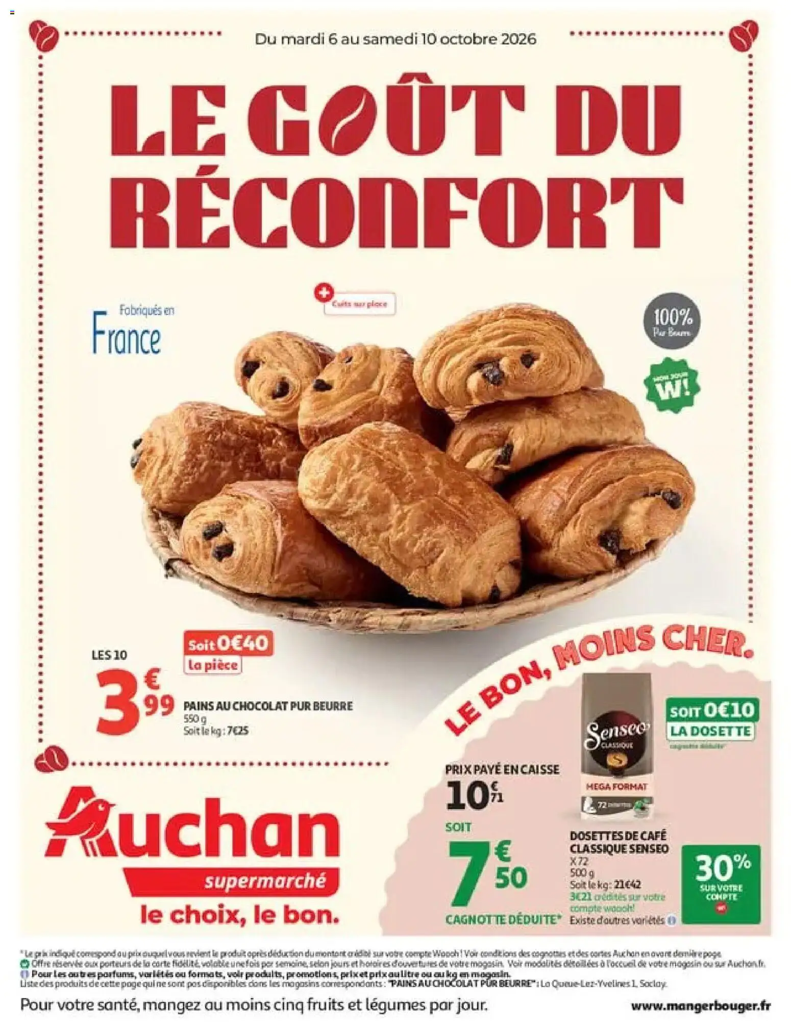 {H1} | Page: 1 | Produits: Dosettes de café classique, Beurre, Café, Chocolat