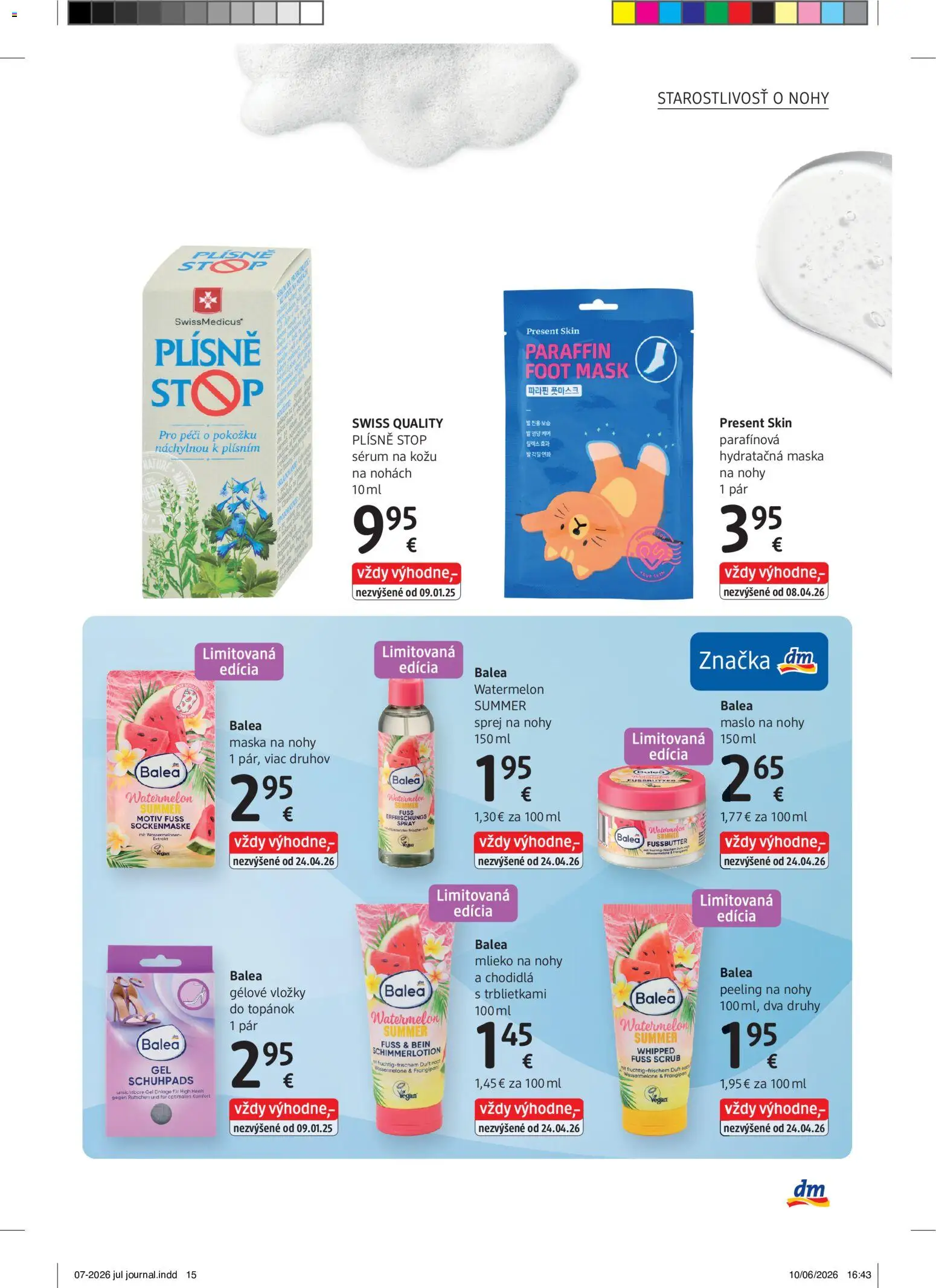 Nové dm drogerie akcie – leták je platný od 01.07.2026 | Strana: 15