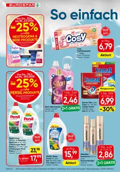 Eurospar Flugblatt ab 23.04.2026 gültig | Seite: 12 | Produkte: Haarspray, Weichspüler