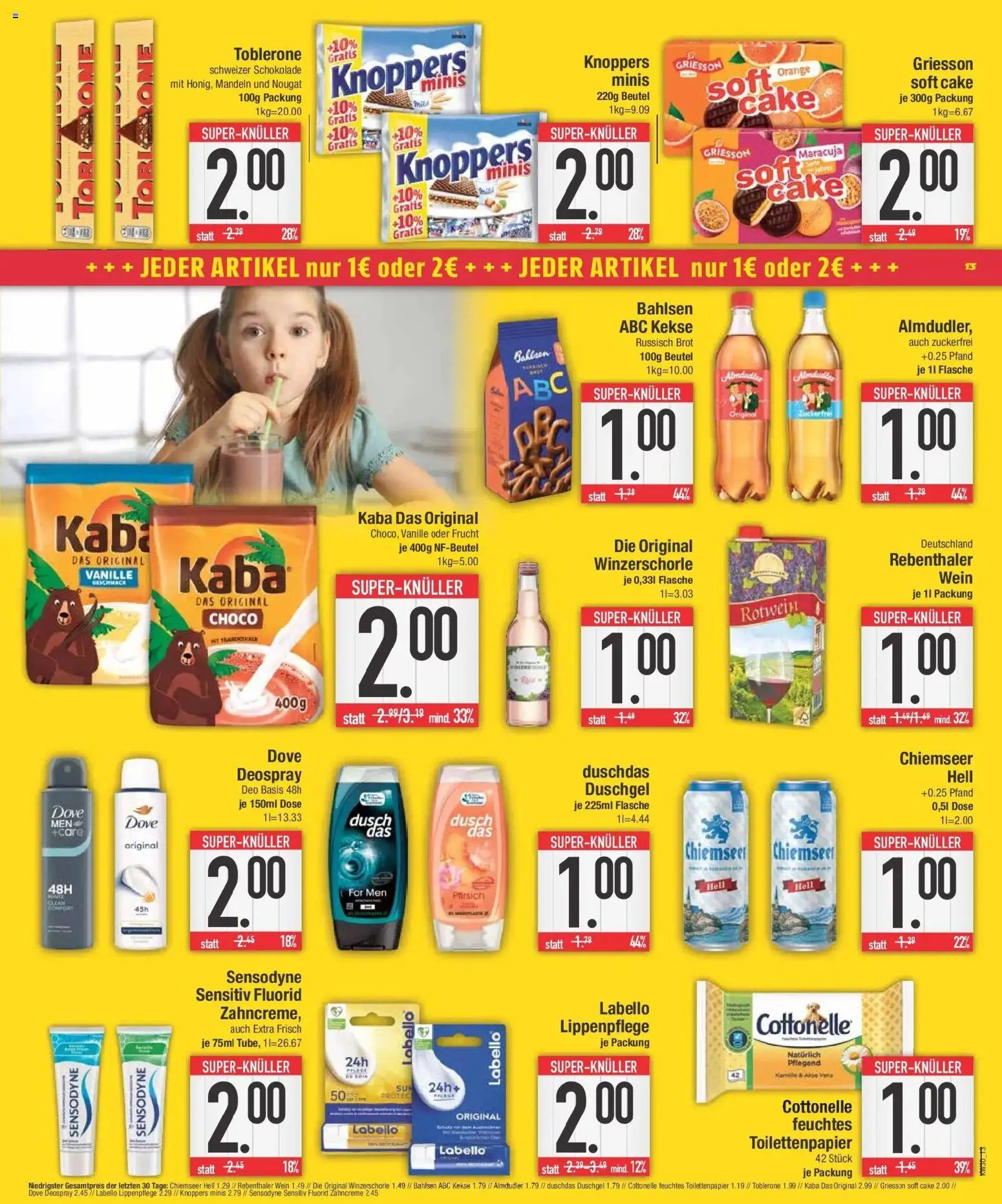 Edeka prospekt Neustadt – gültig ab 20.07.2026 | Seite: 13 | Produkte: Deospray, Brot, Toilettenpapier, Feuchtes Toilettenpapier