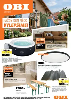 Náhled letáku OBI leták - Každý den něco vylepšíme! od 01.07.2026