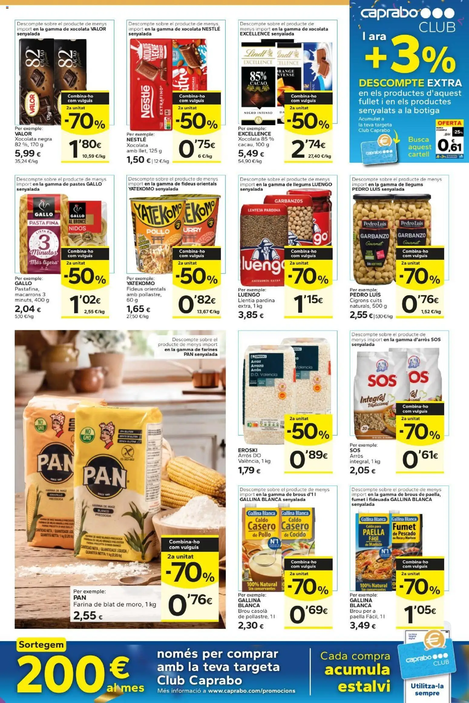 Caprabo folleto │ válido desde el 27/08/2026 | Página: 15 | Productos: Maíz, Chocolate, Pasta, Pollo