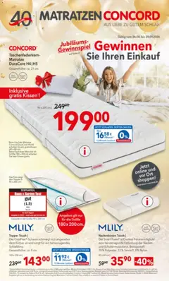 Matratzen Concord Prospekt ab 26.08.2026 gültig