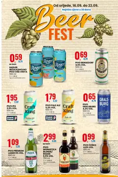 PIVO GRALSBURG 4,3% VOL., PIVO GRALSBURG 4,3% VOL. 500 ml - Pregled kataloga iz trgovine Eurospin, vrijedi od 16.09.2026 | Stranica: 12