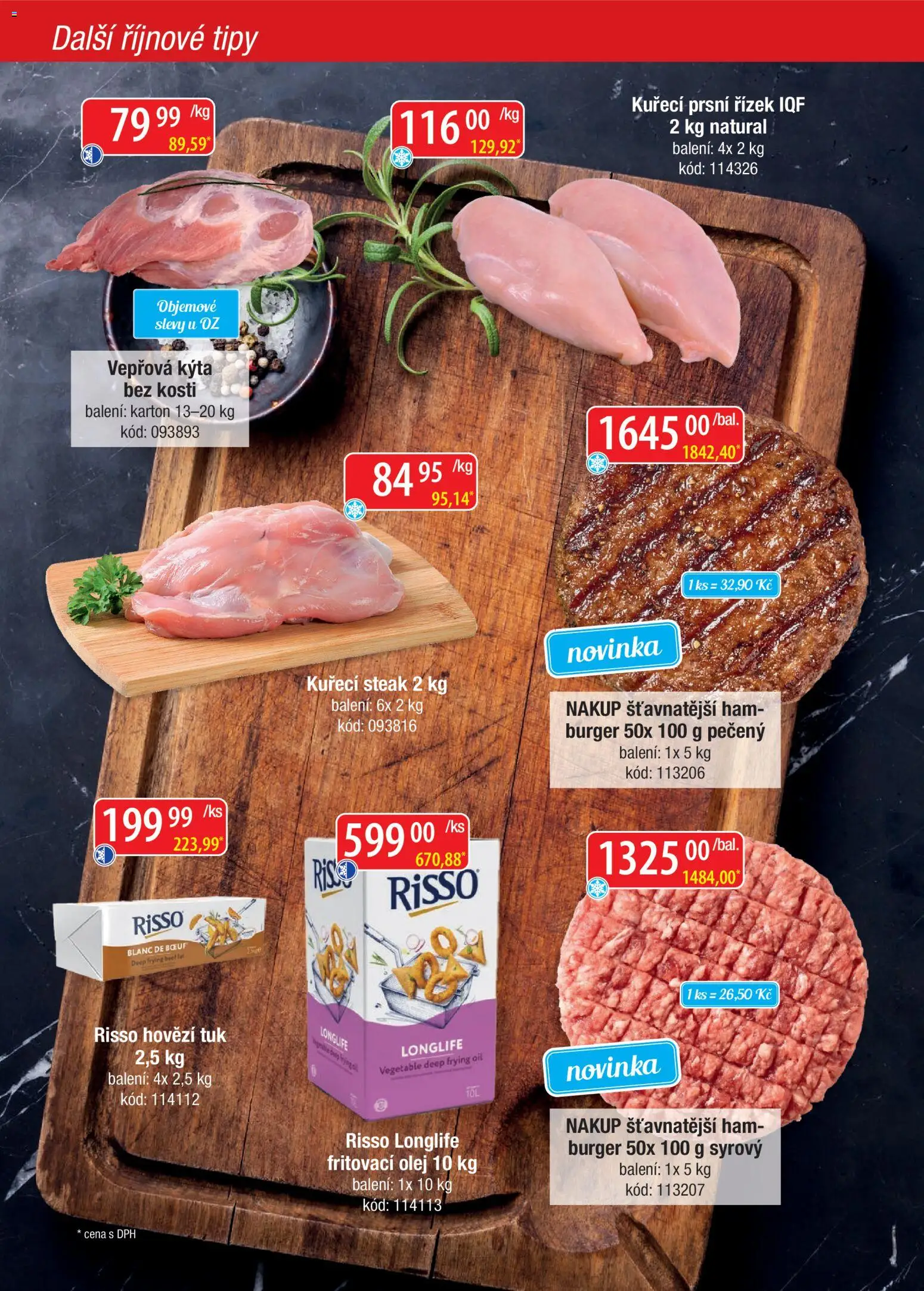 Astur & Qanto leták - Velkoobchod fresh 10/2026 od 01.10.2026 | Strana: 32 | Produkty: Burger, Olej, Steak, Fritovací olej