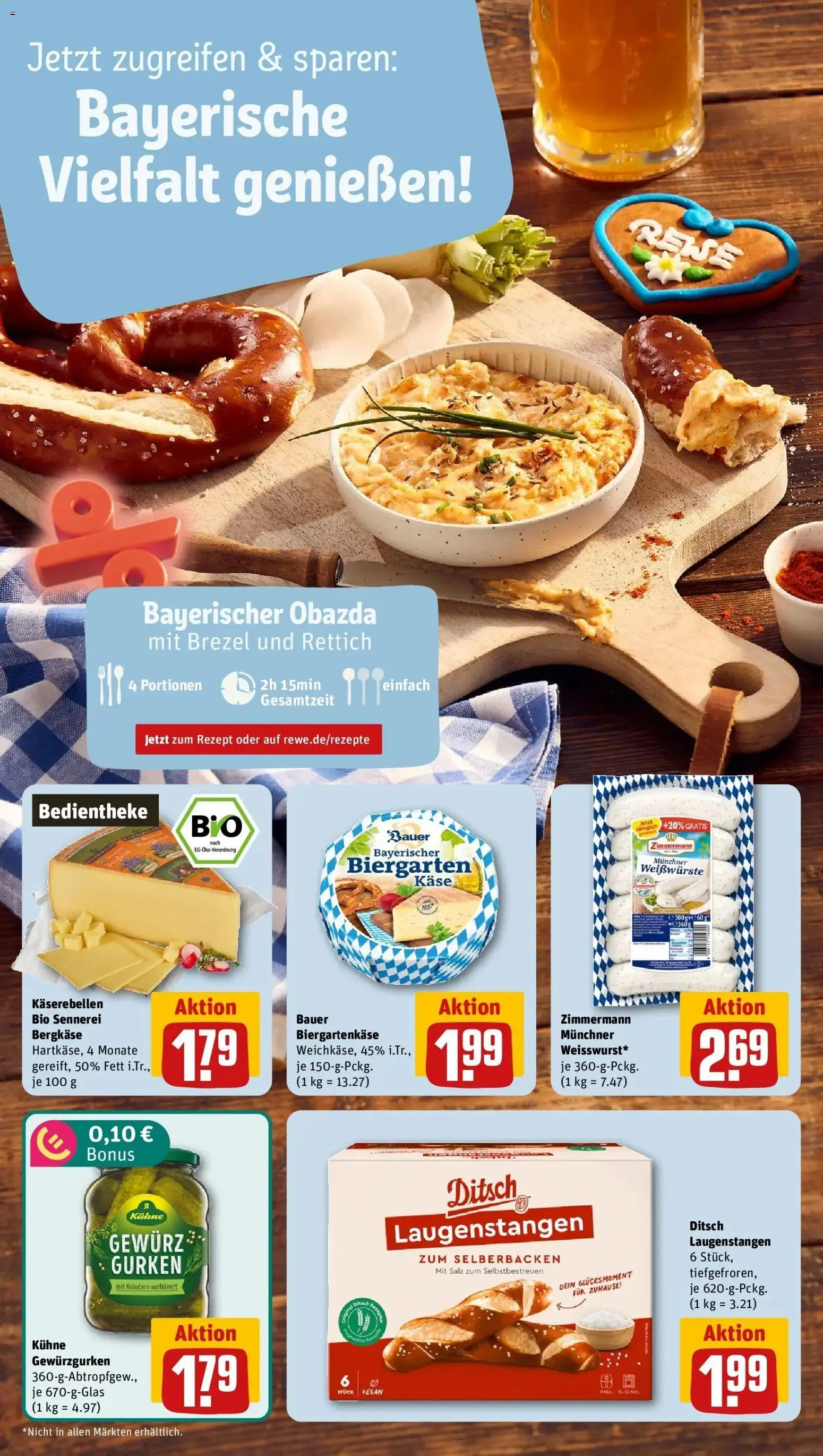 REWE Prospekt ab 14.09.2026 zum Blättern » Angebote | Seite: 12 | Produkte: Käse, Salz, Gurken