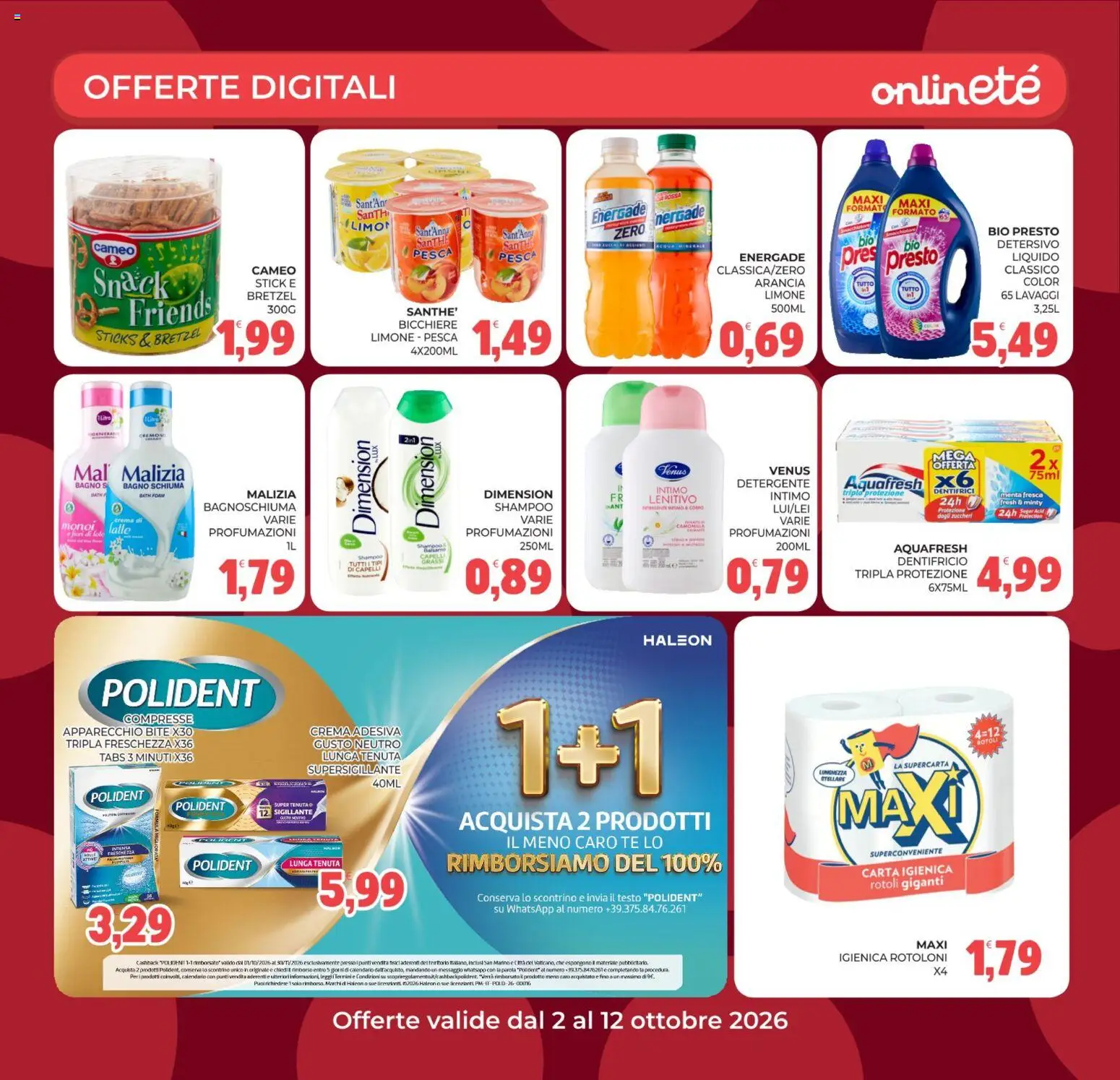 Volantino Eté del 02/10/2026 | Pagina: 28 | Prodotti: Shampoo, Caro, Arancia, Bagno