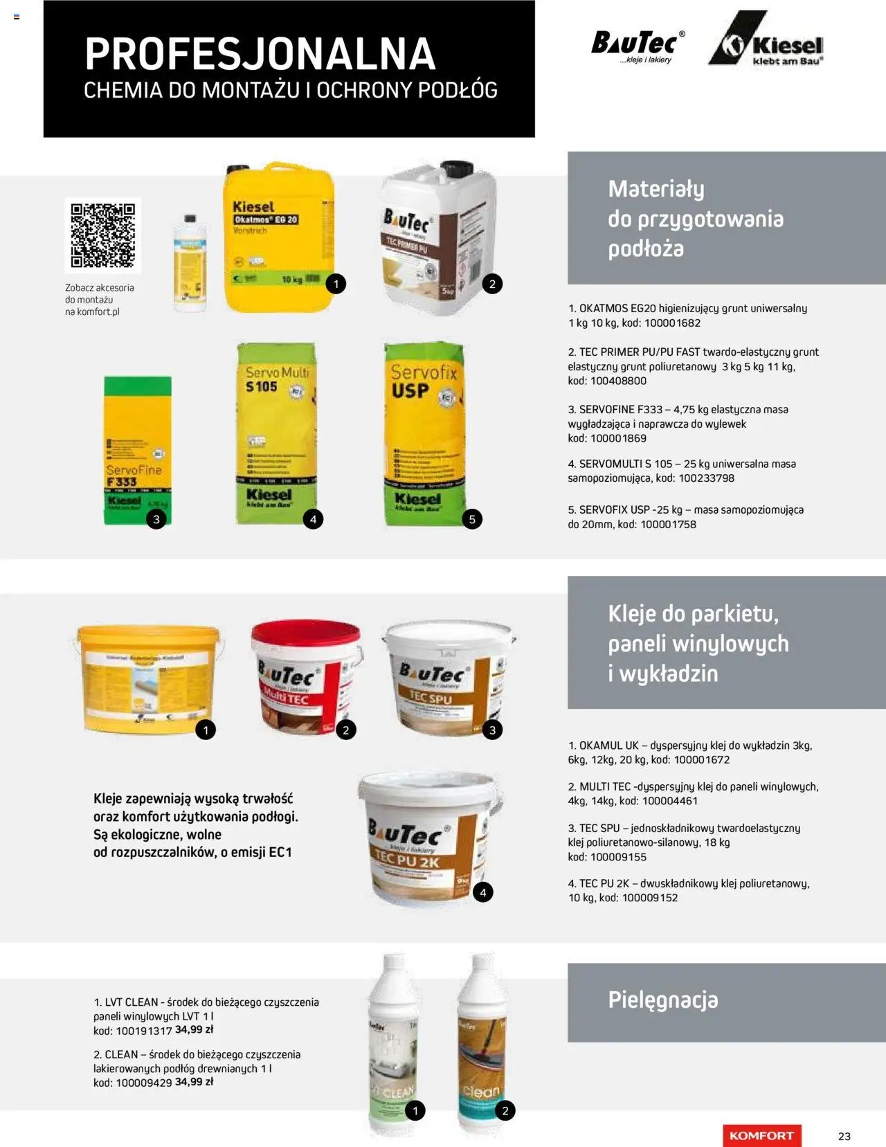 Komfort Gazetka - Katalog Podłogi I Drzwi od 26.06.2024 | Strona: 23 | Produkty: Lakiery
