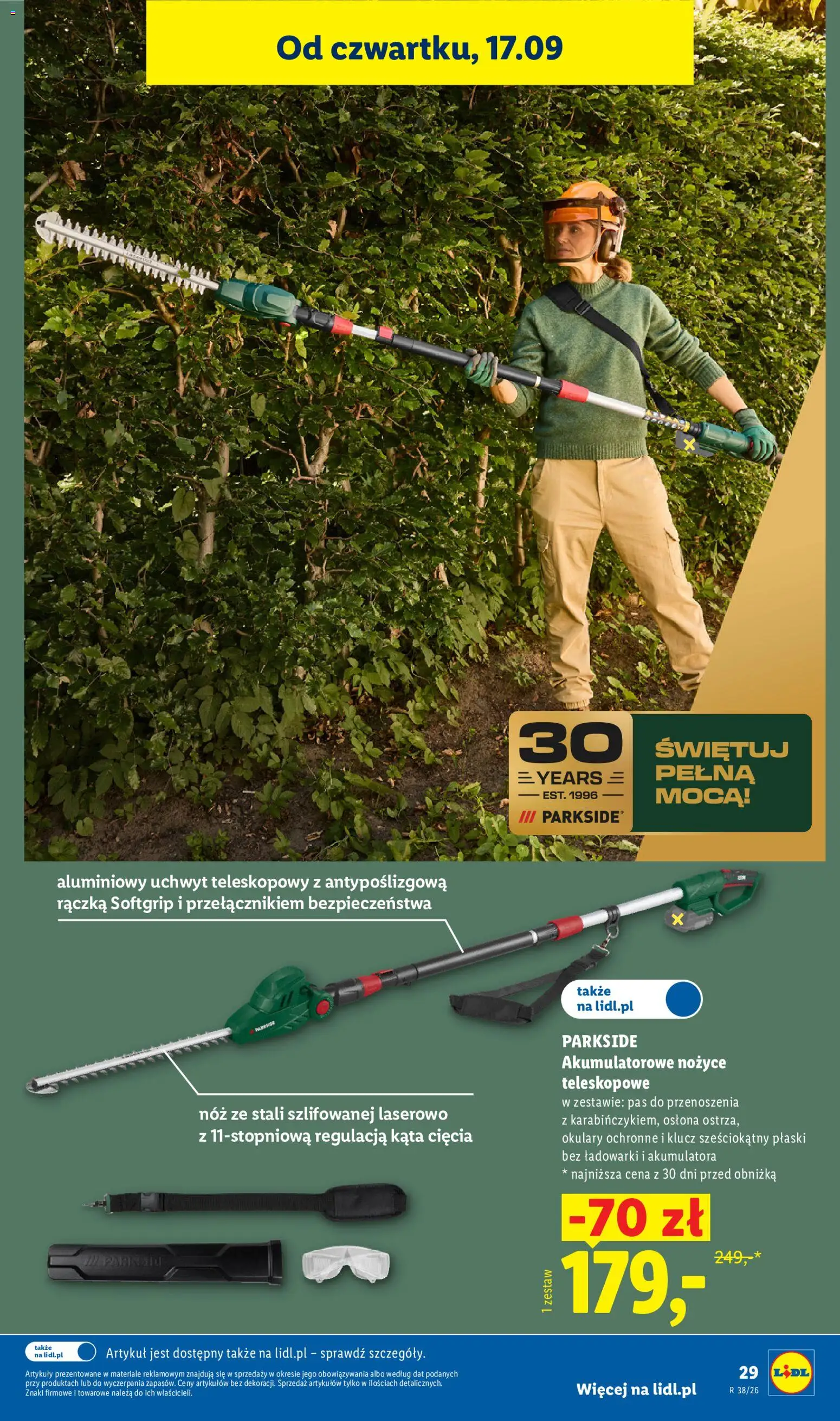 Lidl Polsko katalog od 14.09.2026 | Strana: 37 | Produkty: Parkside