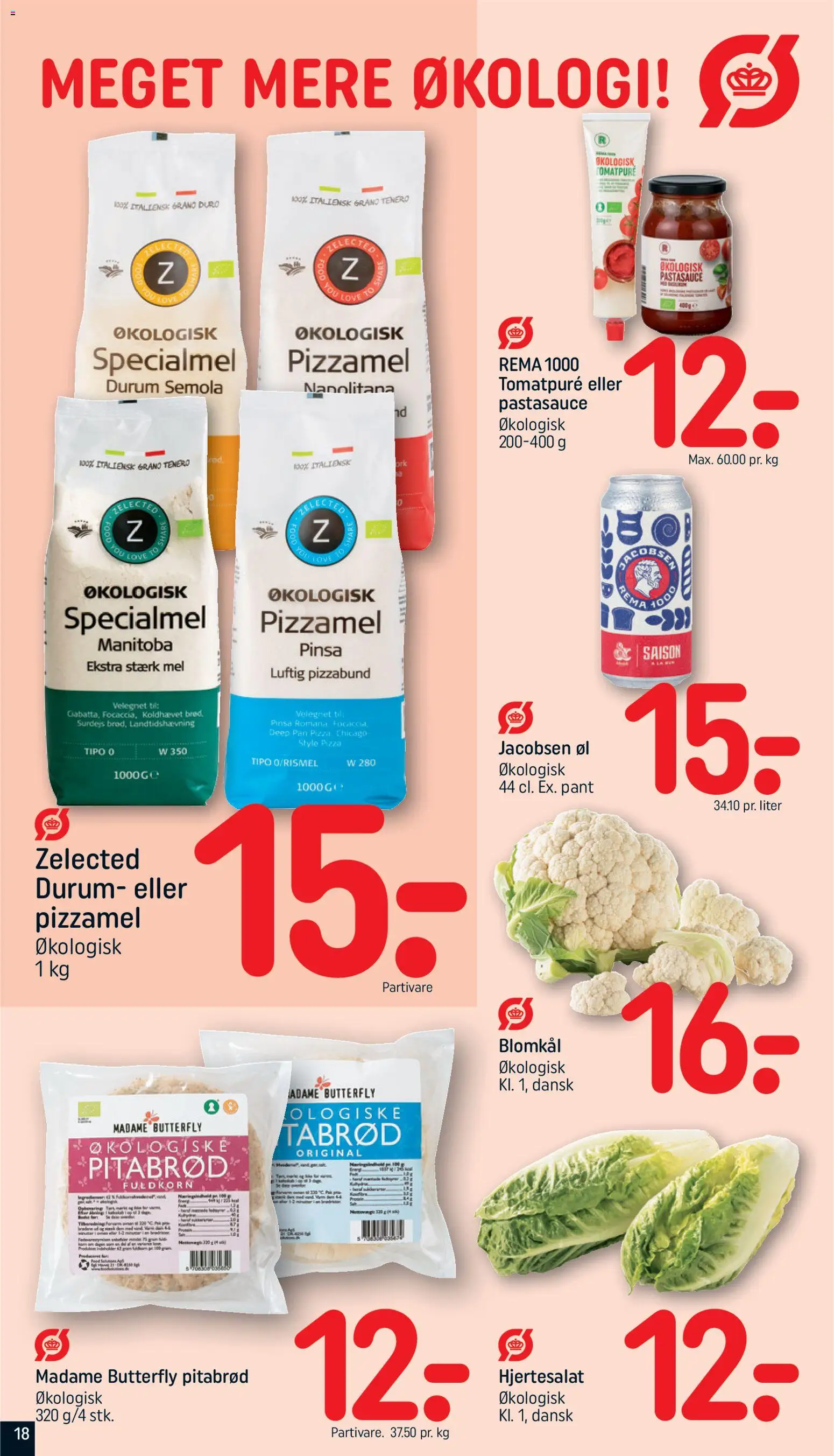 Rema 1000 tilbudsavis – gyldig fra 19/07/2026 | Side: 20 | Produkter: Pitabrød, Pizza, Pizzamel, Tomatpuré