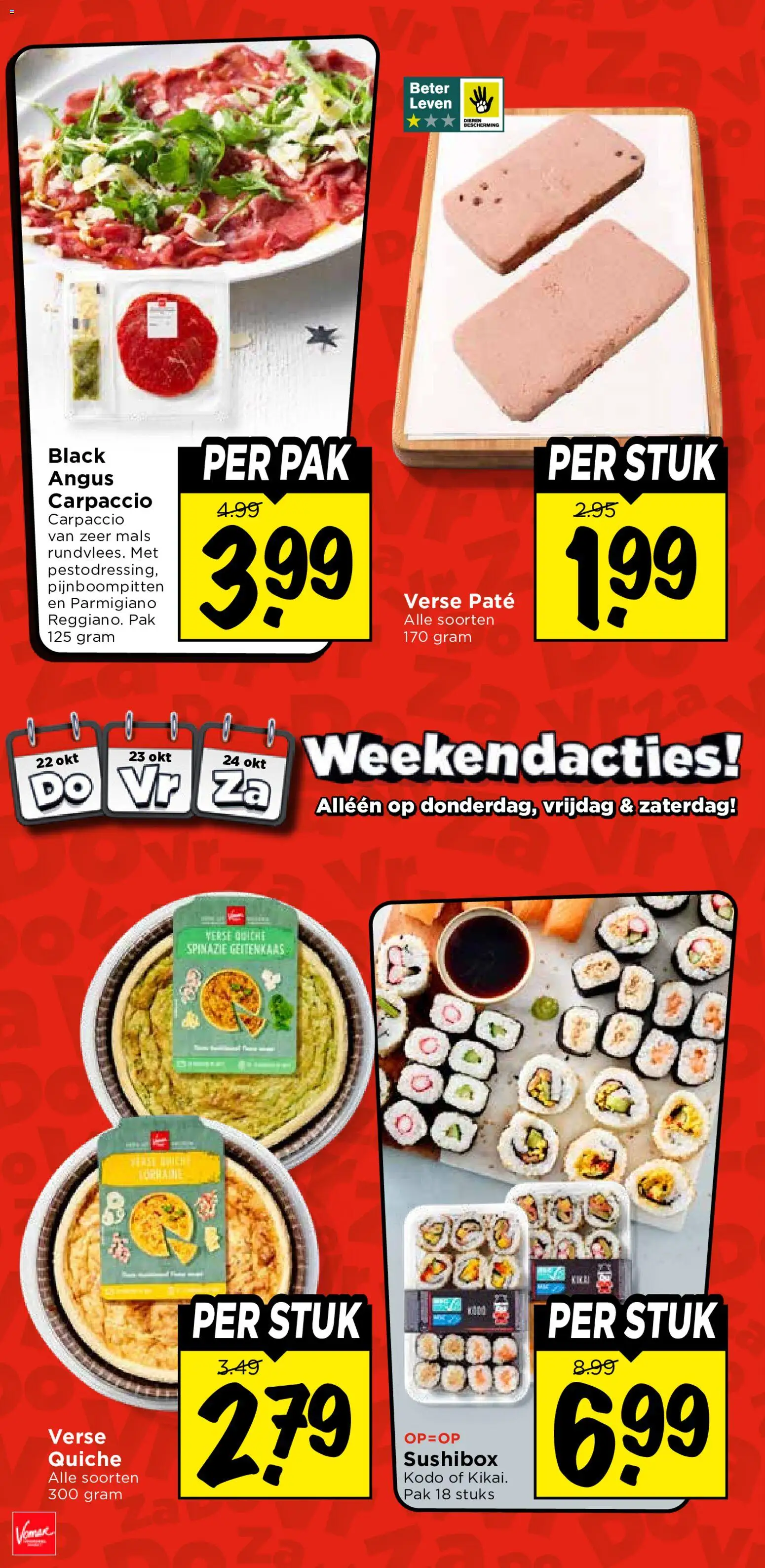 {H1} | Pagina: 4 | Producten: Spinazie, Pâté, Carpaccio, Geitenkaas
