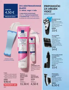 Avon katalog akcije – veljaven od 01.05.2026 | Stran: 154 | Izdelki: Baterija, Krema, Brivnik