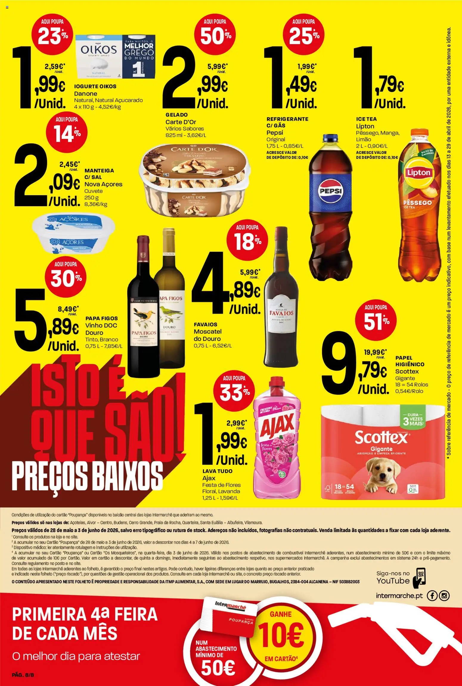Intermarché Folheto Mini │ válido de 28.05.2026 | Página: 8 | Produtos: Flores, Base, Sal, Gelado